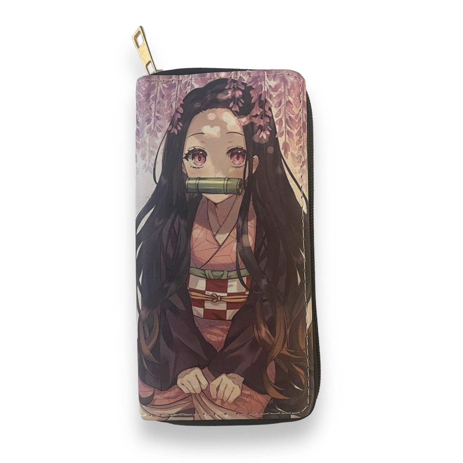Demon Slayer Nezuko Wallet Women’s With Coin, Currency And Card Slots NWOT.