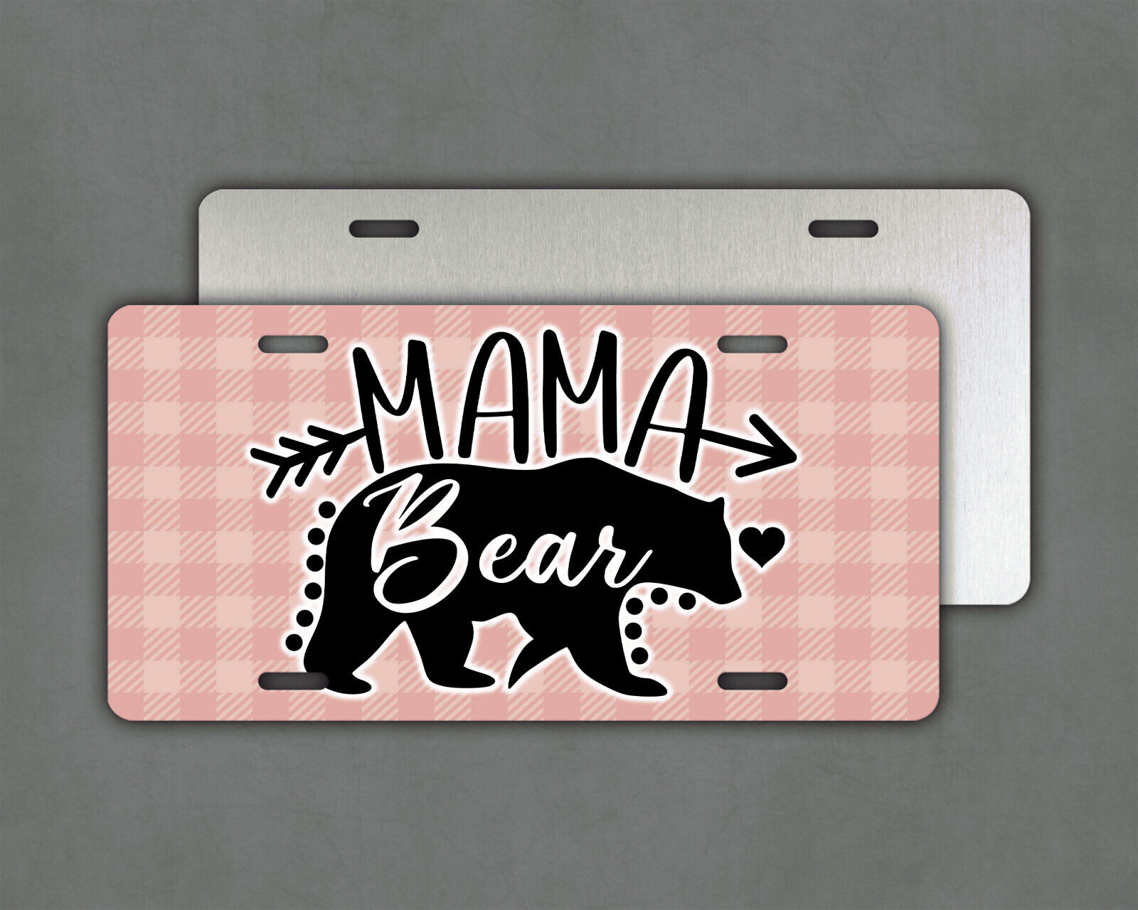 Mama Bear License Plate 6x12 | Aluminum UV Treated | Graphic Plates