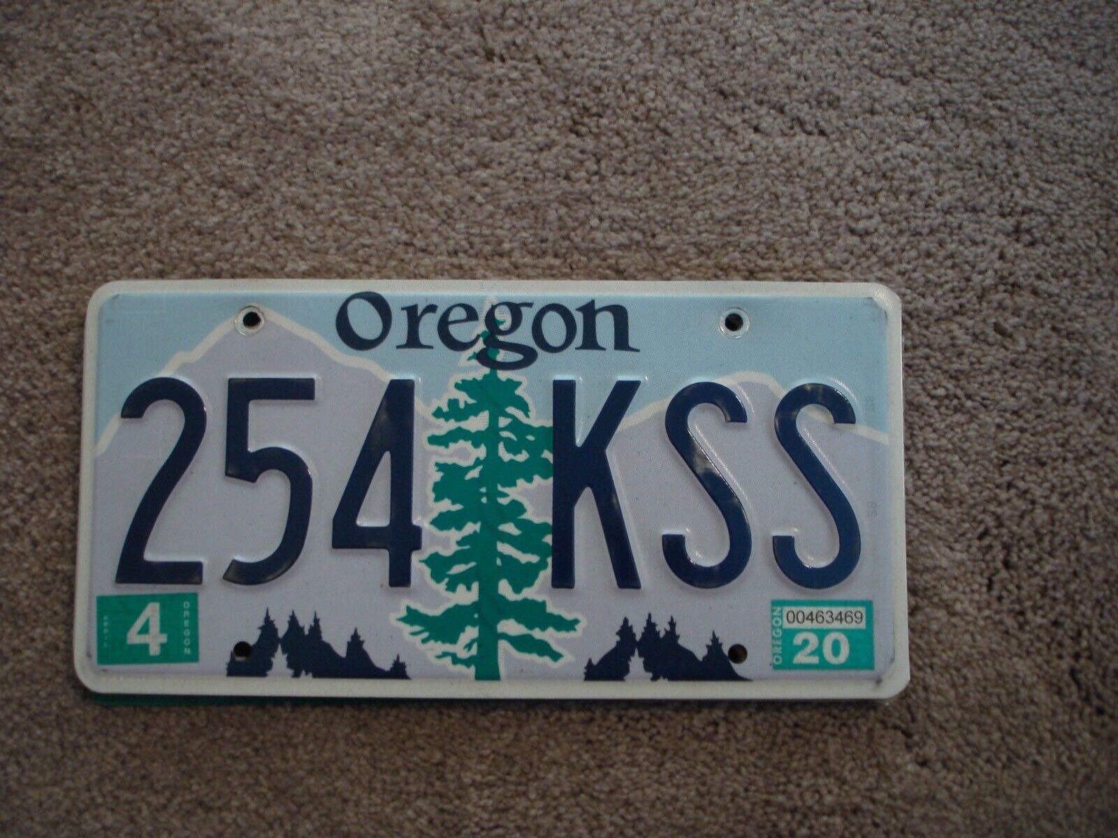 OREGON TREE       LICENSE PLATE BUY ALL STATES HERE 