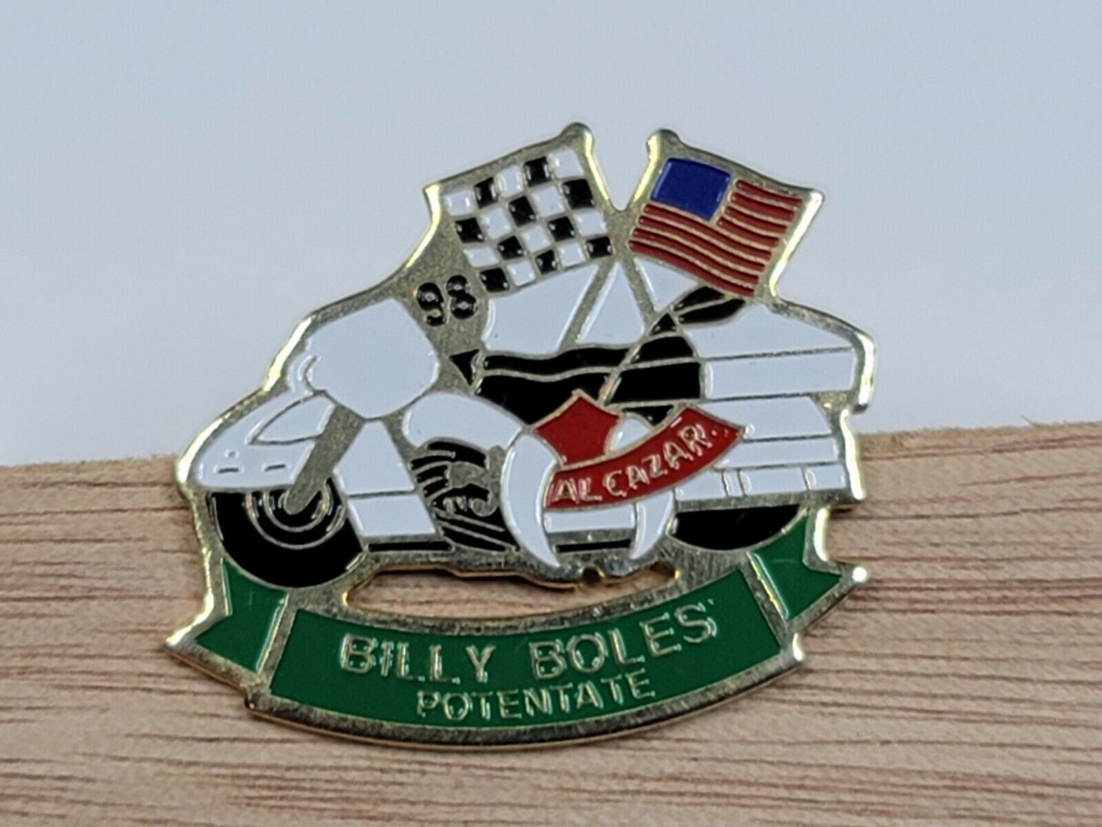 1998 Al Cazar Billy Boles Potentate Lapel Pin
