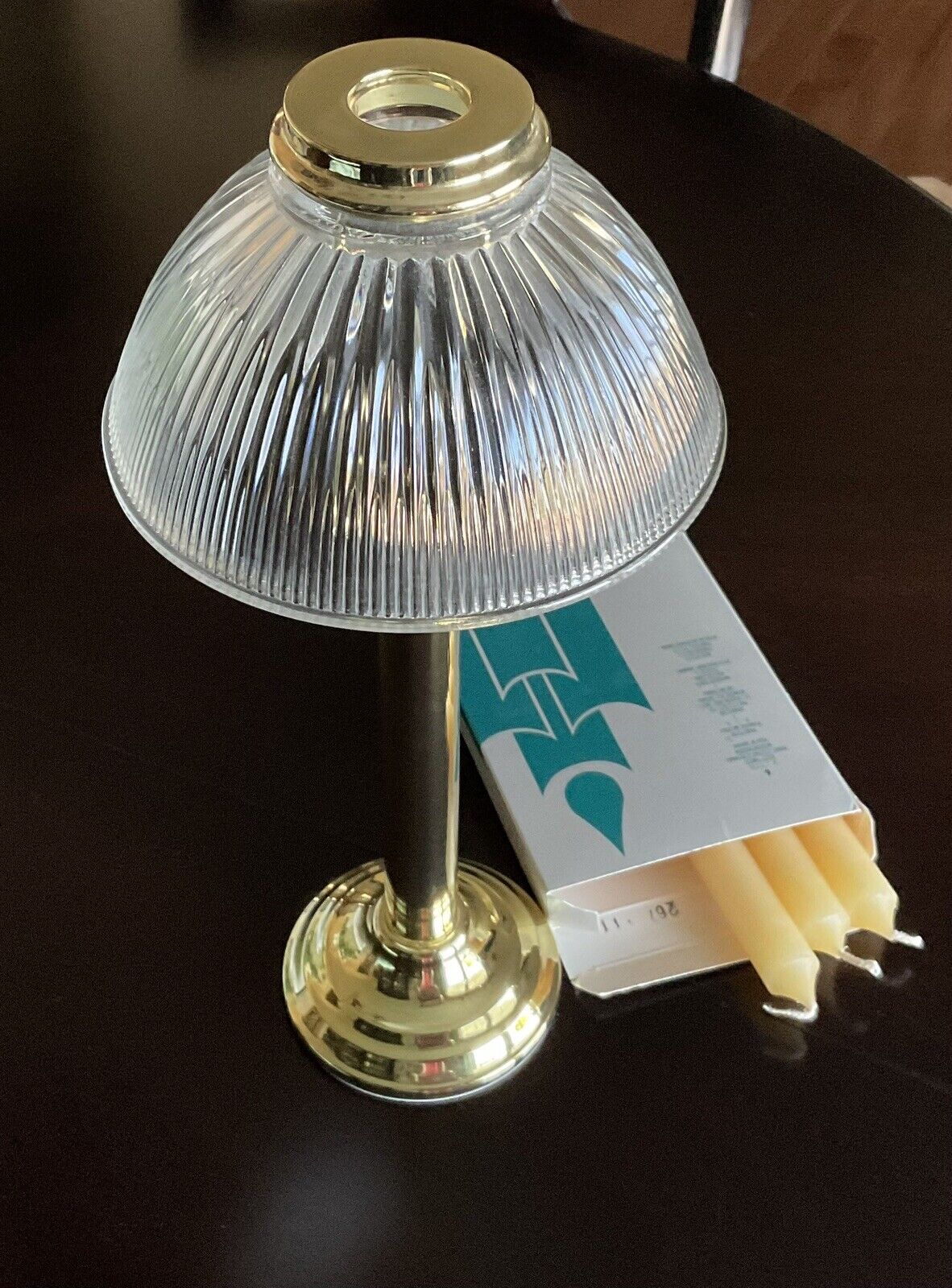 Partylite P0472 Retired Vintage Gaslight Candle Lamp-Includes Three New Candles