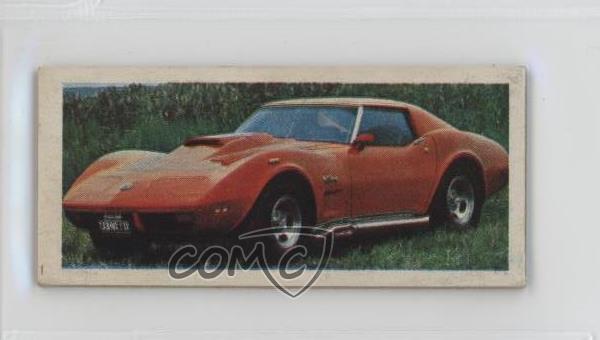 1970s Cars Menko Thin Chevrolet Corvette Stingray 0v7a