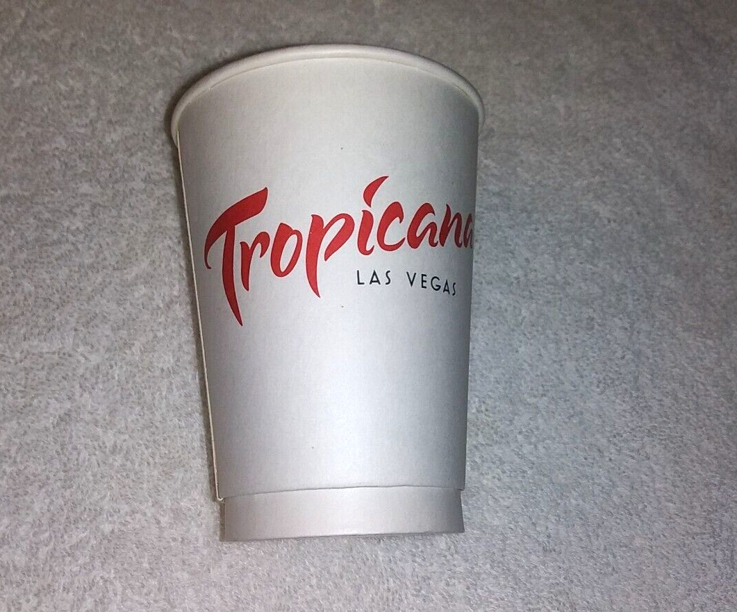 Tropicana Casino Hotel Las Vegas, Paper Drink Cup 10oz, 2024