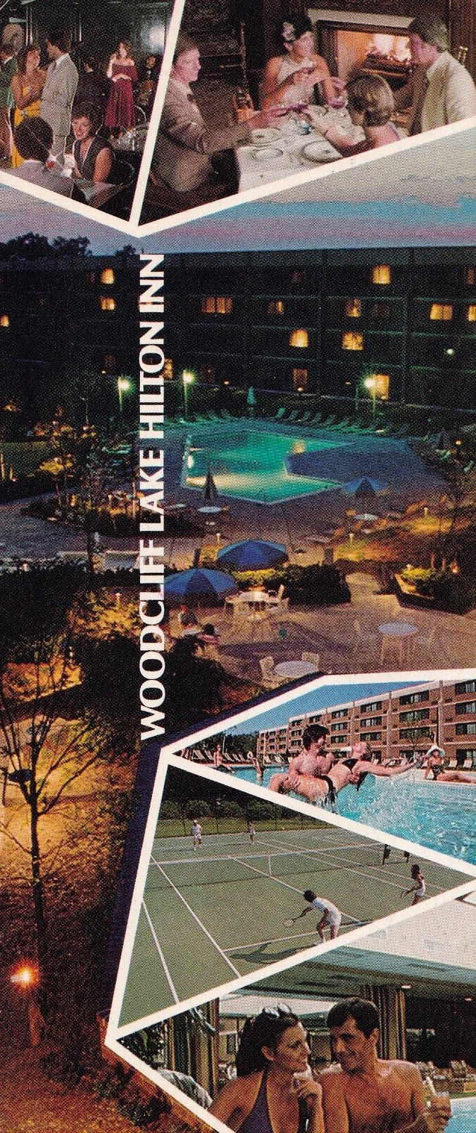 Postcard NJ Woodcliff Lake New Jersey Hilton Inn 8\