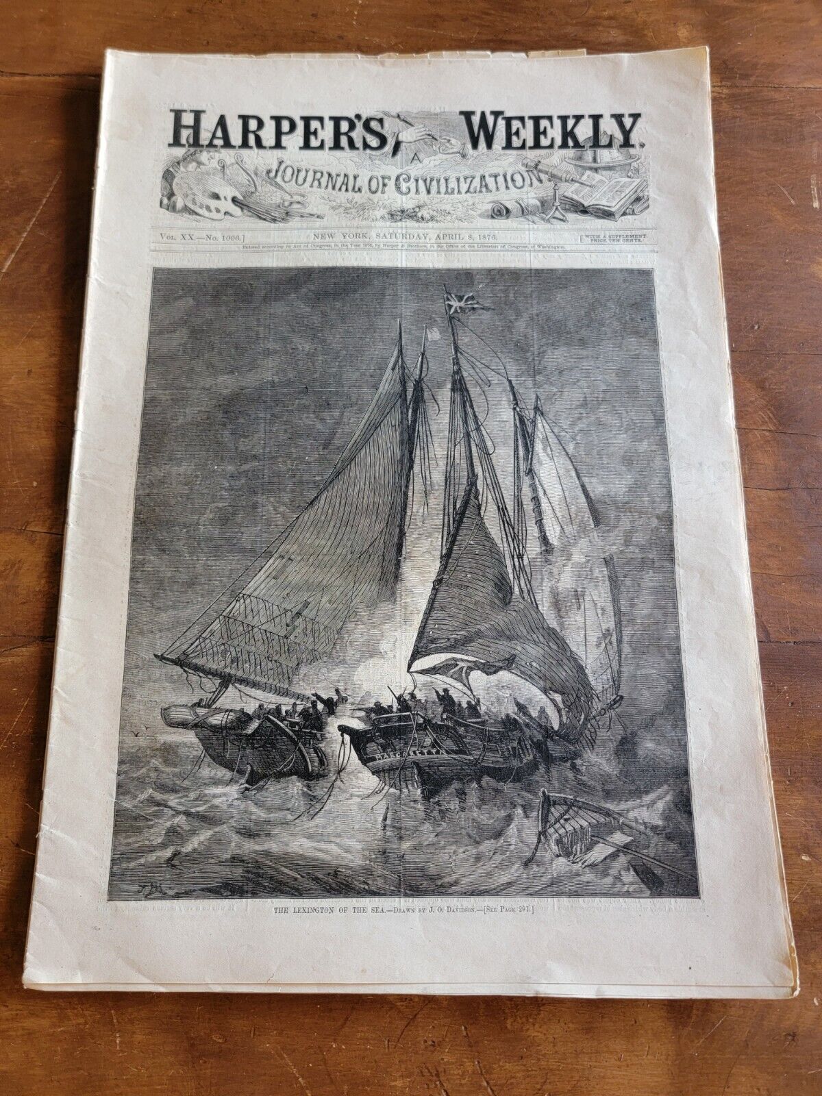 Harper\'s Weekly April 8 1876 Newspaper \