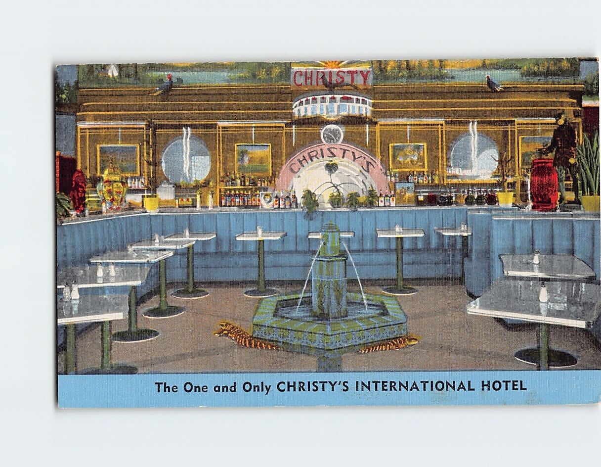 Postcard Christy\'s International Hotel and Restaurant Glen Mills Pennsylvania US