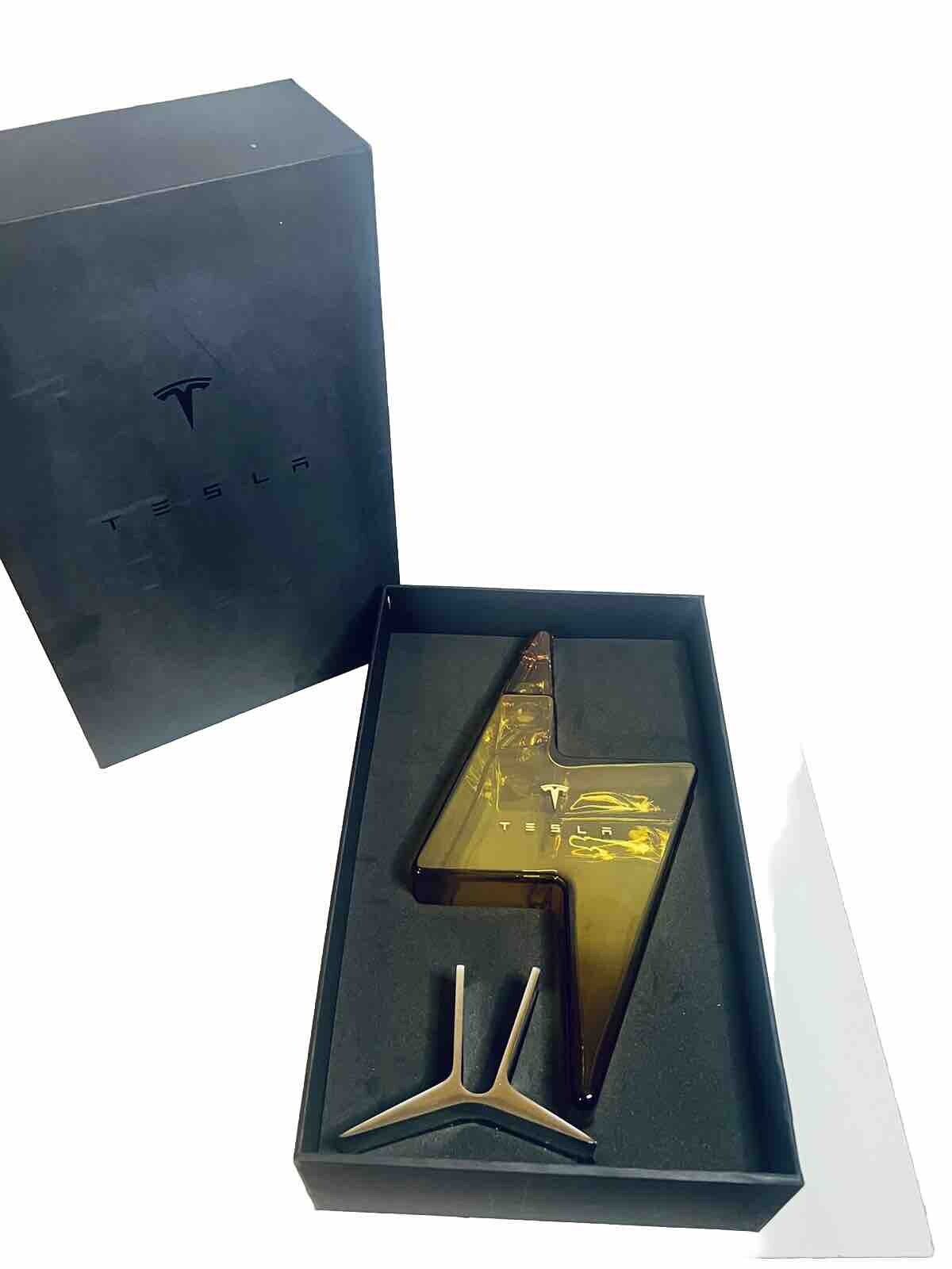 Tesla Decanter Collectible With Stand New With Box- limited edition-