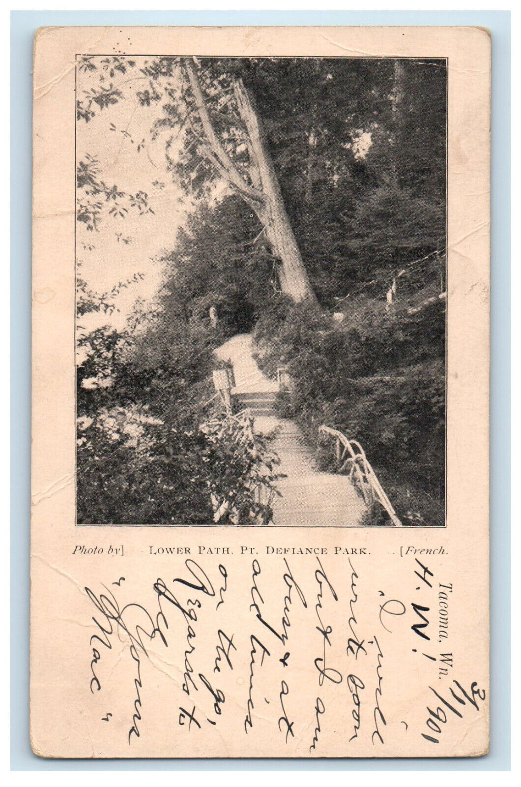 1901 Lower Path Pr. Defiance Park Tacoma Washington WA PMC Postcard