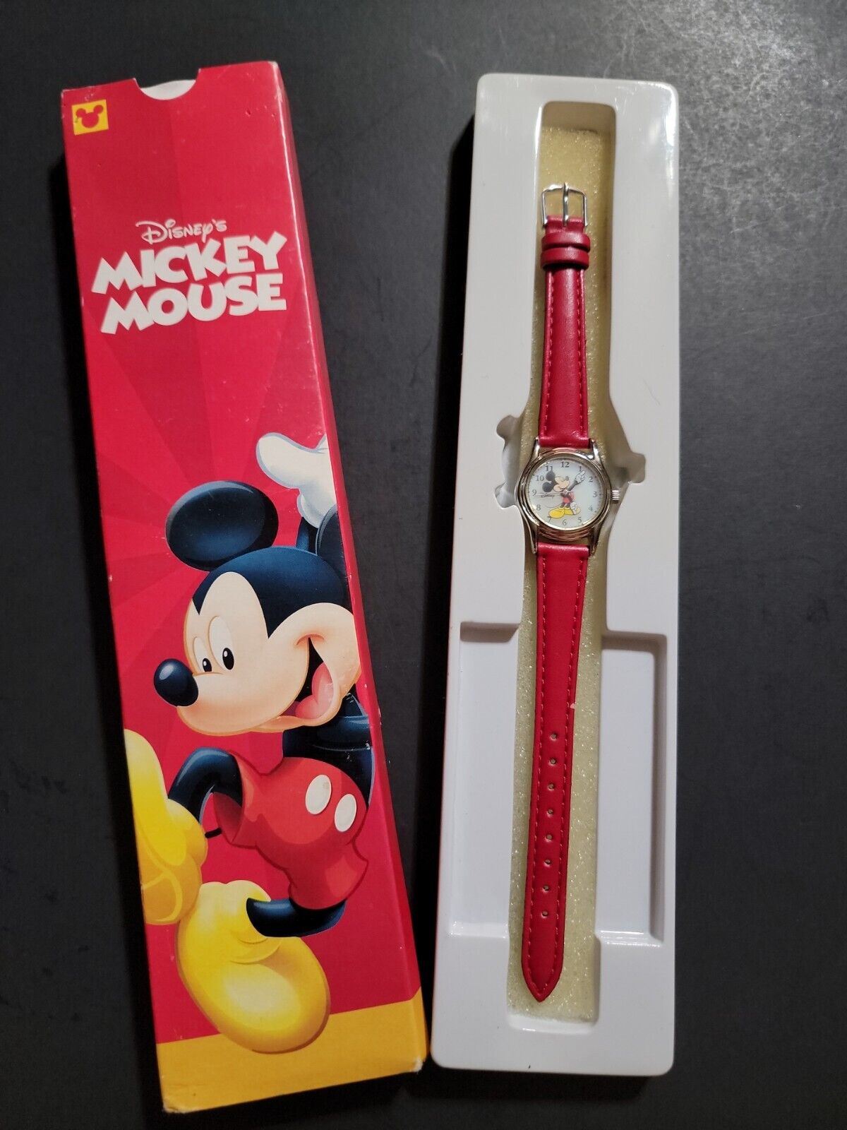 Avon 2000 Disney's Mickey Mouse Wrist Watch ~ Japan Mov't ~ Waterproof Works