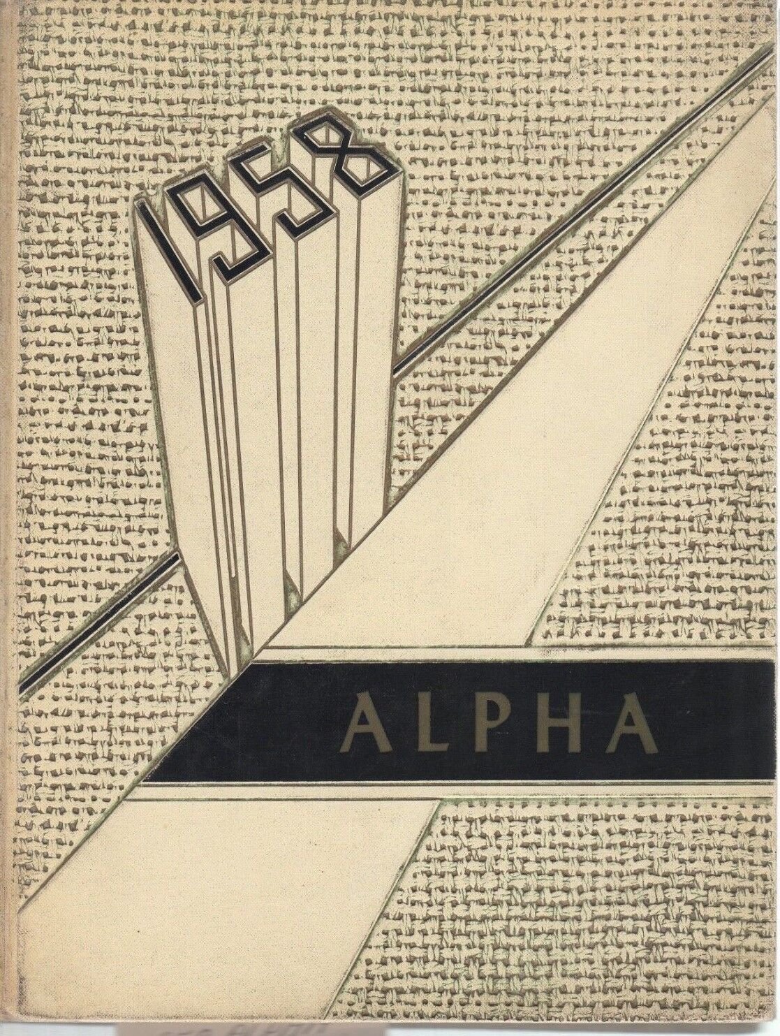Original 1958 State Teachers College Bridgewater Massachusetts-The Alpha  