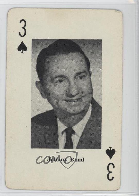 1967 Heather Enterprises Country Music Playing Cards Johnny Bond #3S 0w6