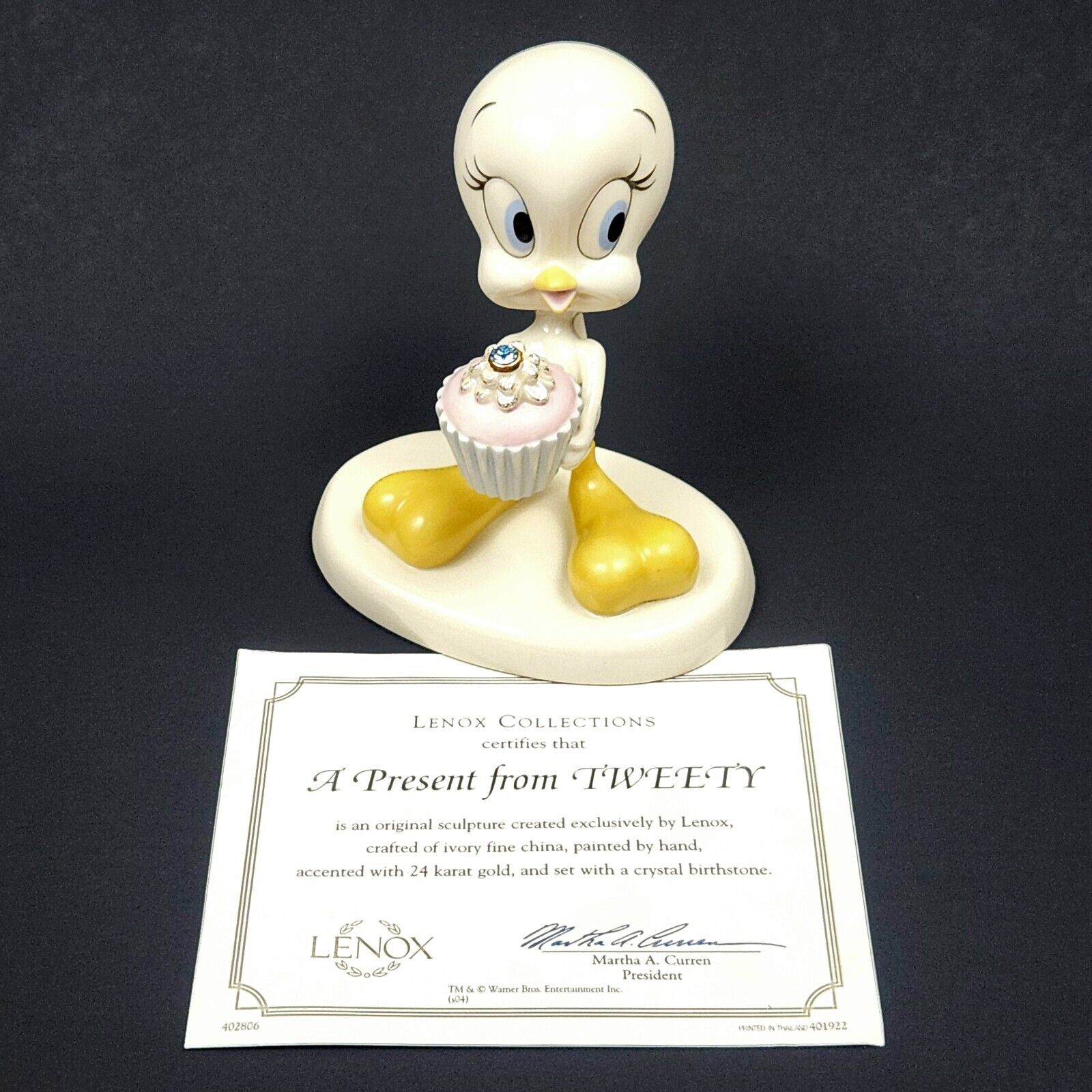 Vintage Lenox A Present From Tweety Porcelain Figurine Looney Tunes No Box