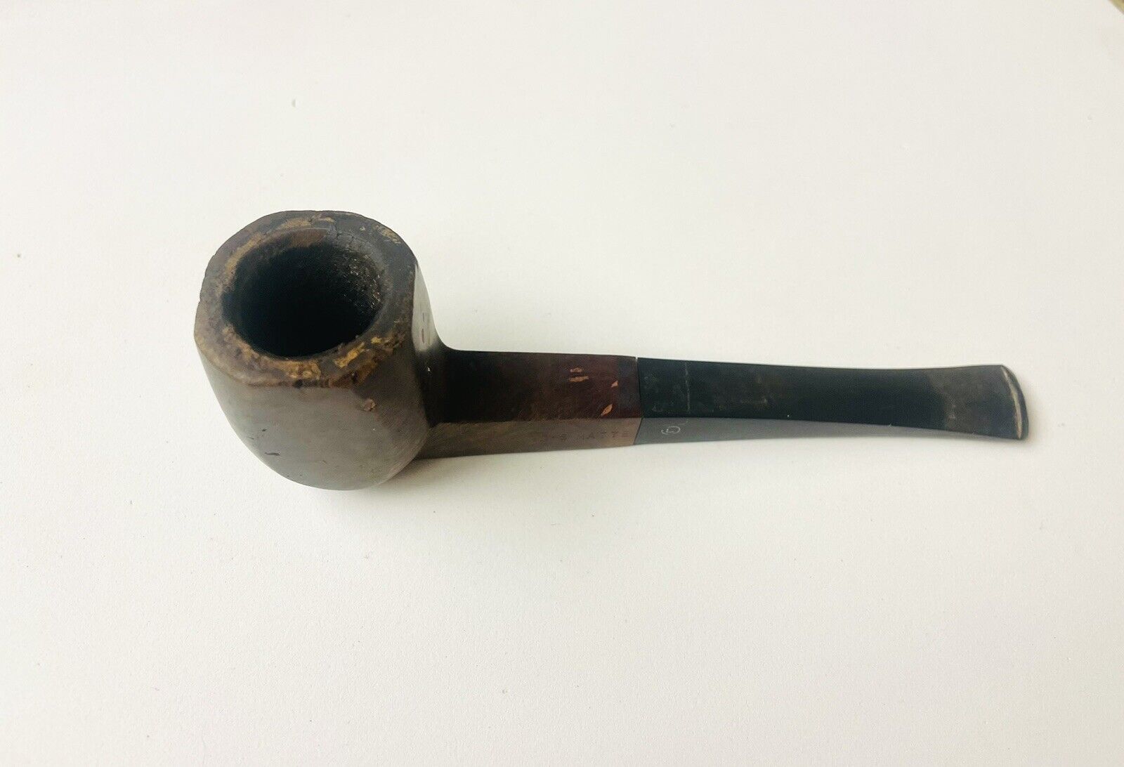 Vintage Estate Pipe Leonard’s Matte #363, Made In France French Tobacco Pipe
