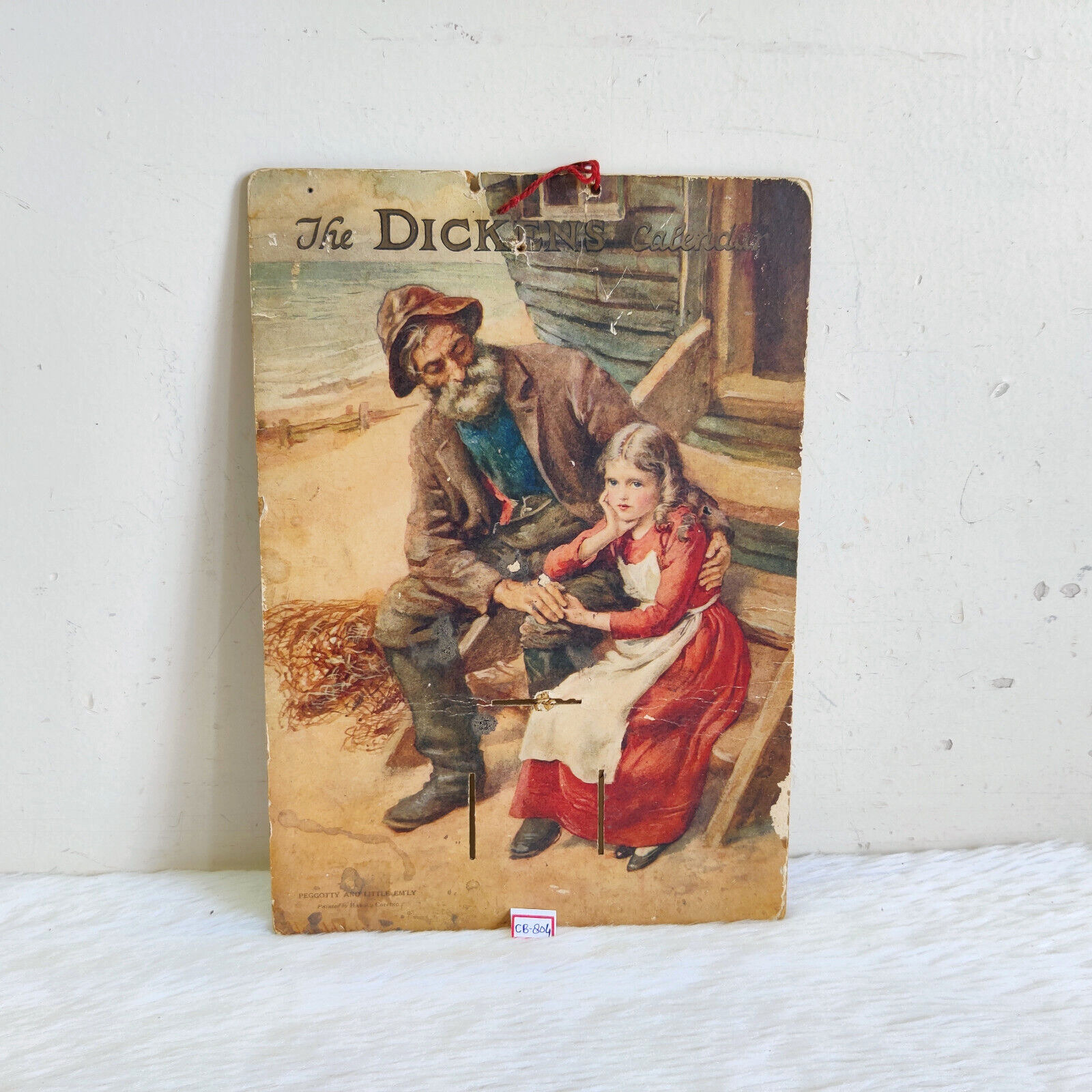 1925 Vintage The Dickens Calendar Raphel Tuck & Sons Ltd. Collectible Rare CB804
