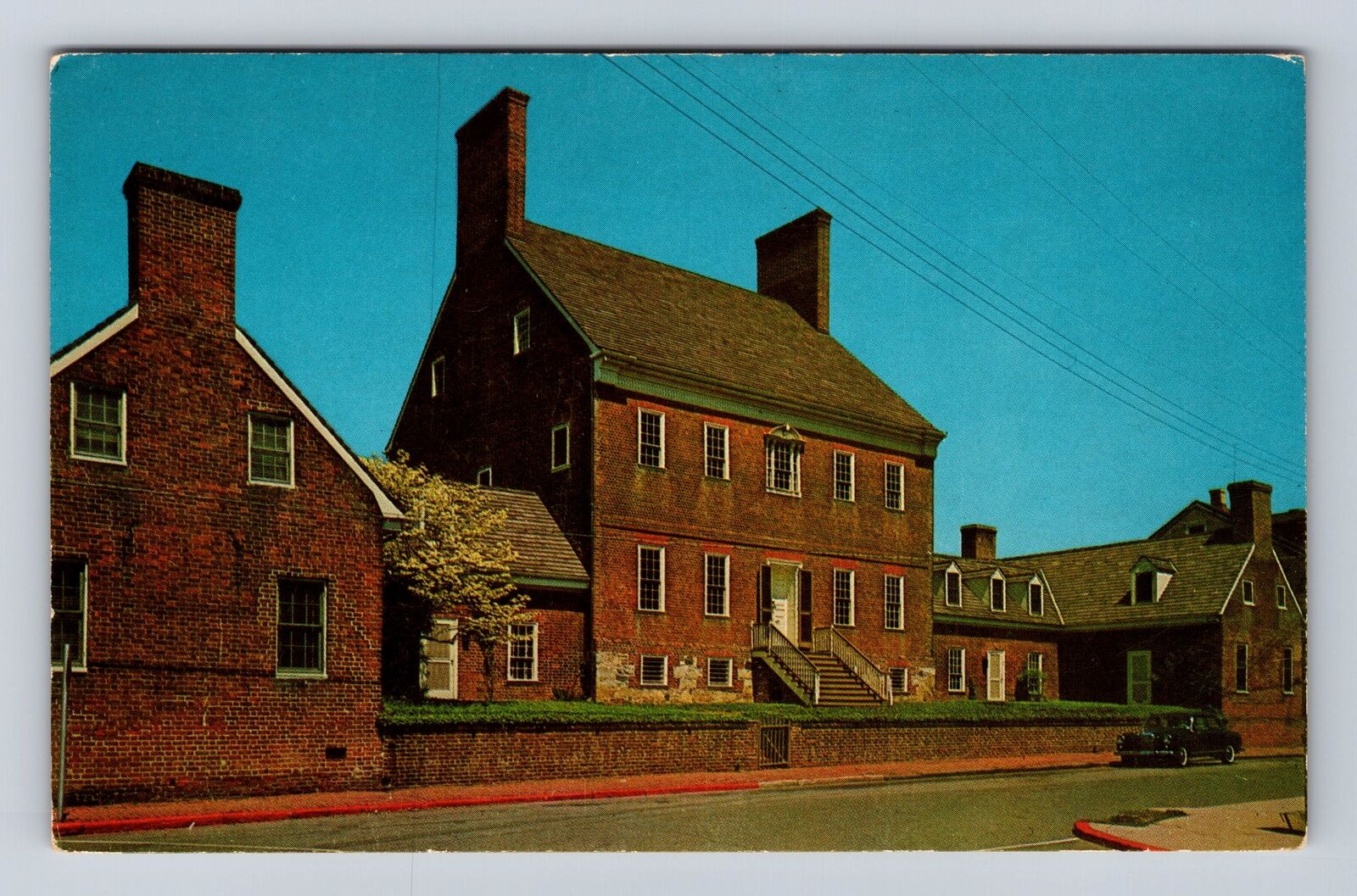 Annapolis MD-Maryland, Brice-Wohl House, Georgian Mansion, Vintage Postcard