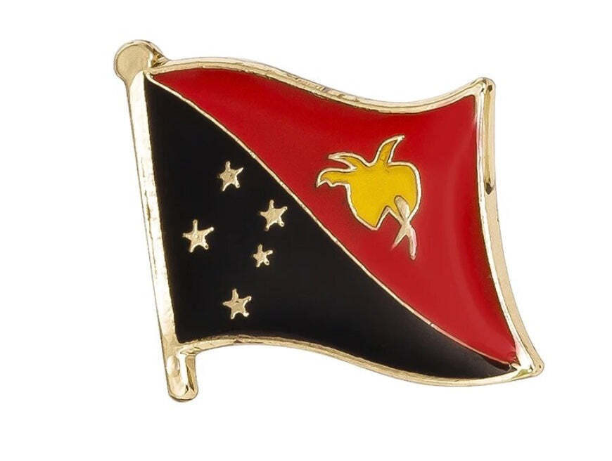 Papua New Guinea Flag Lapel Pin 5/8\