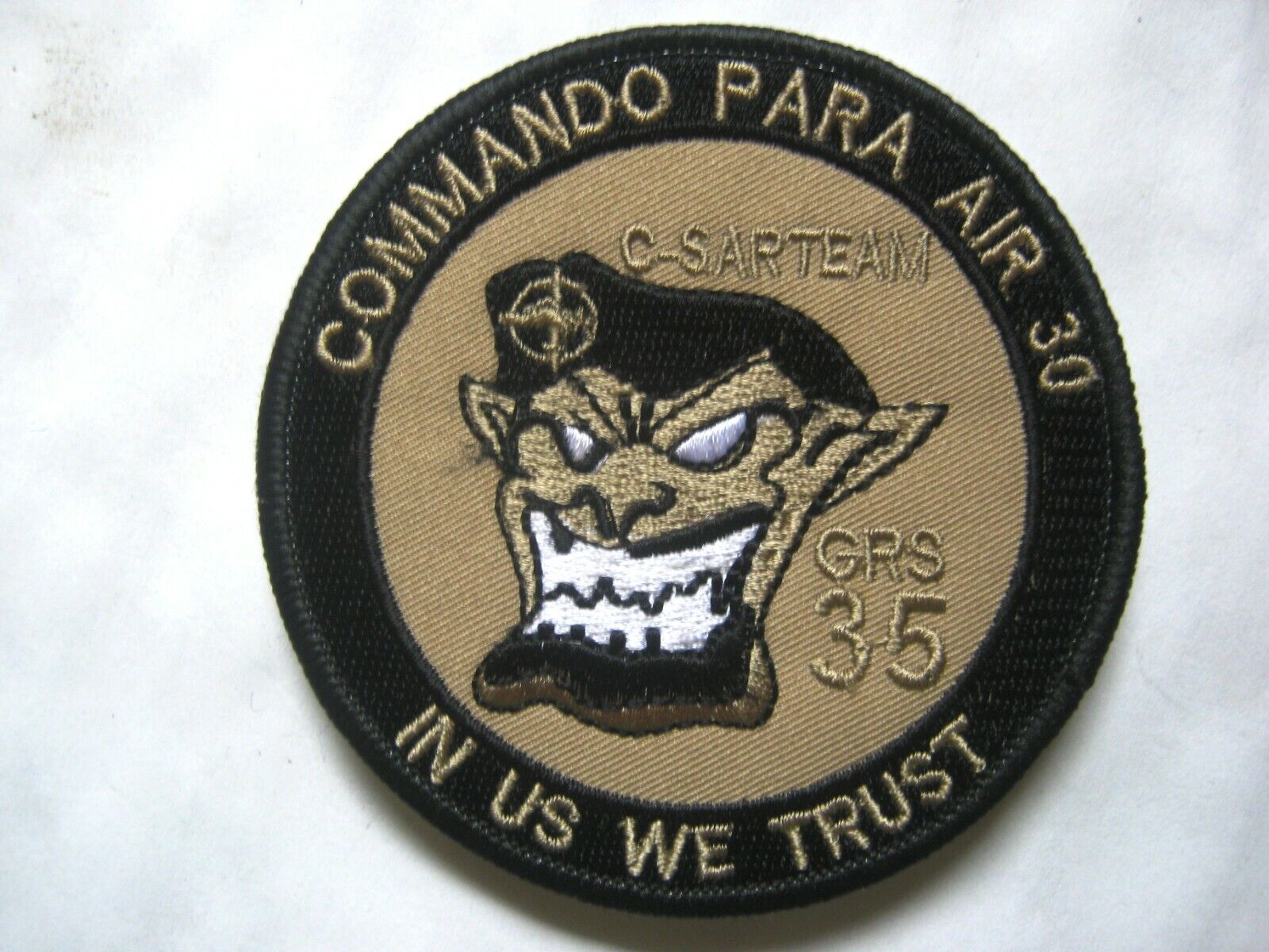 RARE AIR COMMANDOS CREST LE CPA 30 OPEX AFGHANISTAN ON SCRATCH