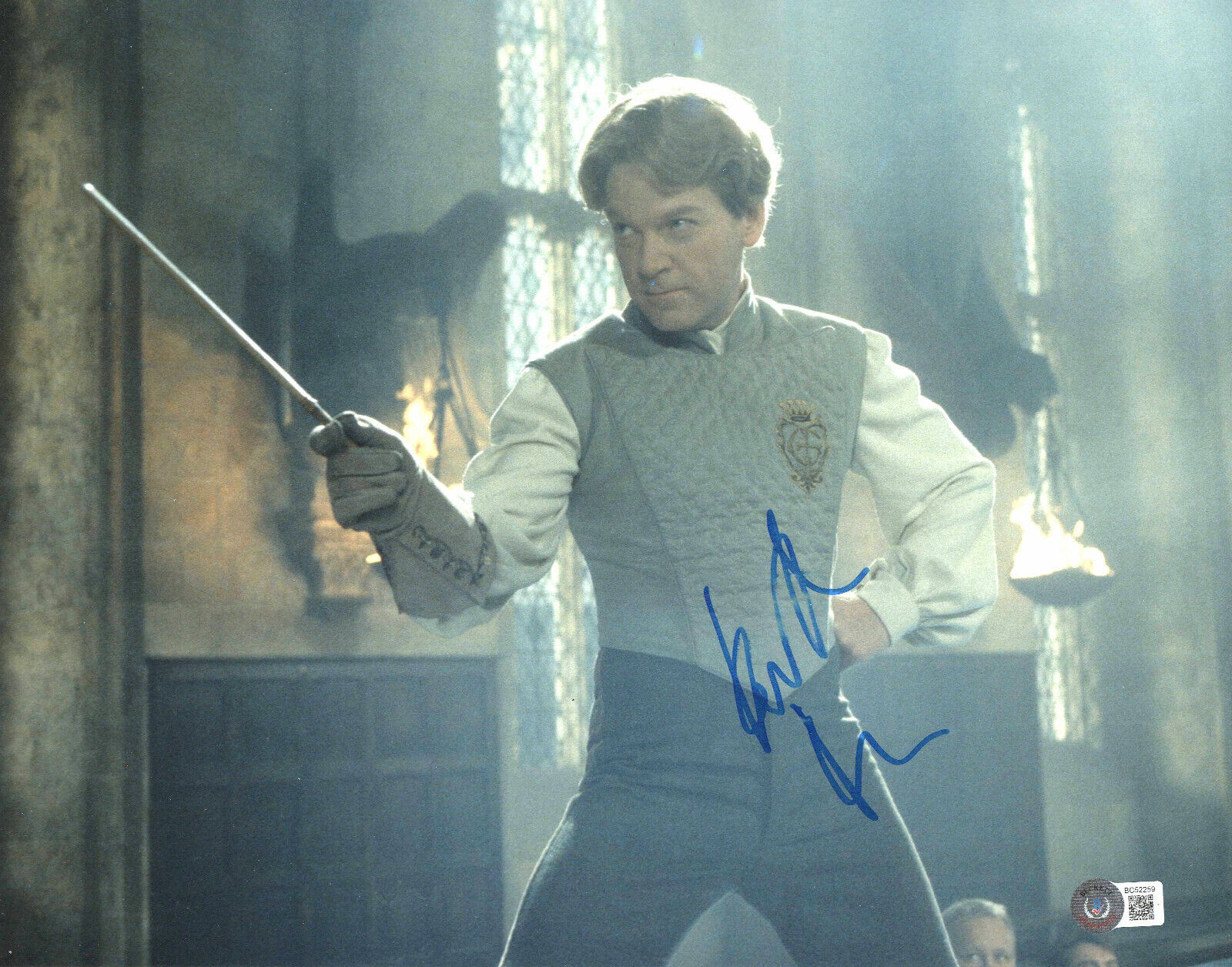 KENNETH BRANAGH SIGNED AUTOGRAPHED HARRY POTTER 11X14 PHOTO BECKETT BAS COA 10