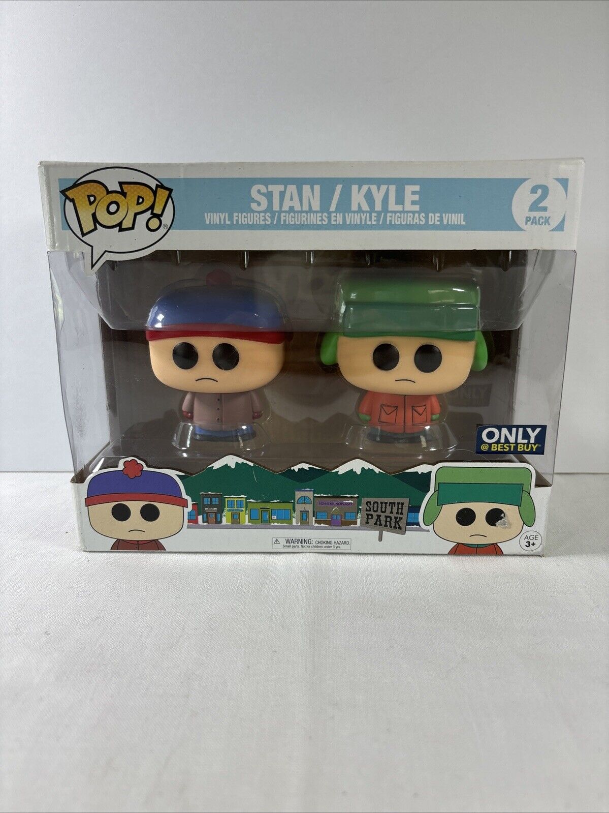 Funko Pop SOUTH PARK 2 PACK  Stan and Kyle Best Buy Exclusive NEW READ AD