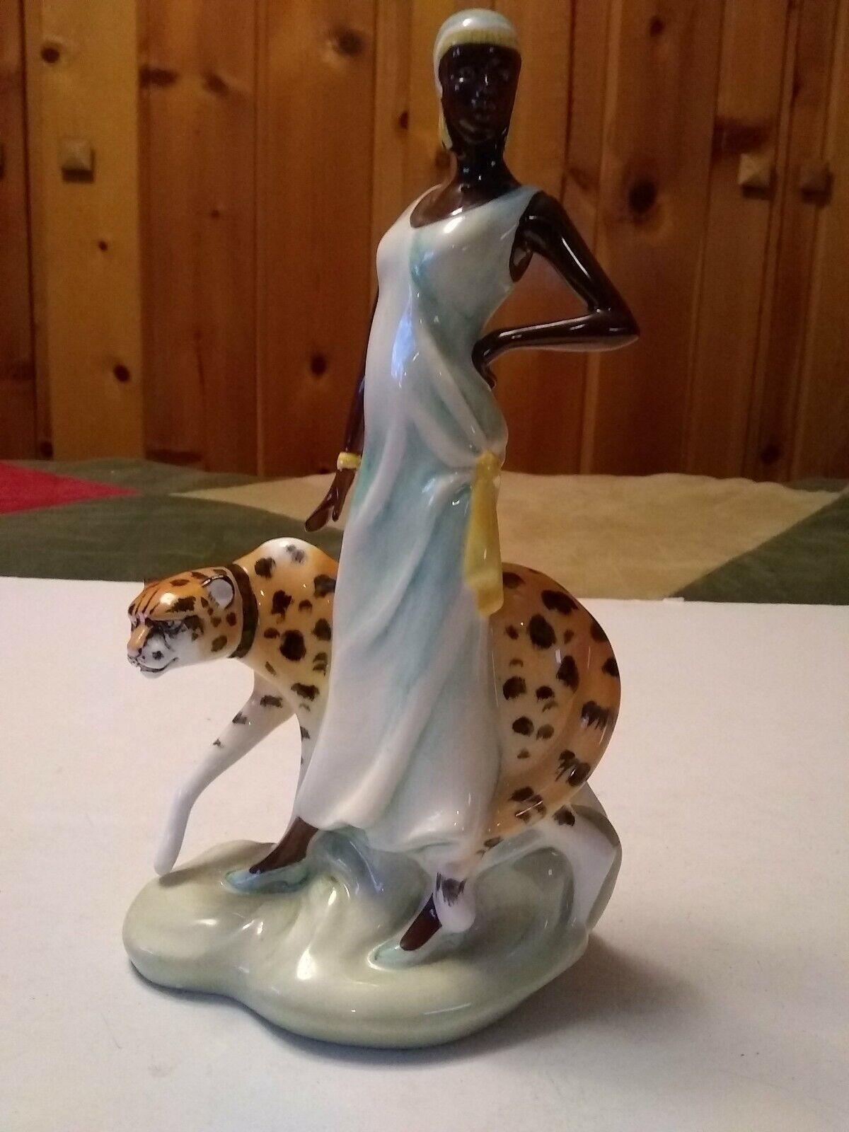 Vintage Retired Royal Doulton Figurine - \'Charlotte\' HN 3810 Art Deco 