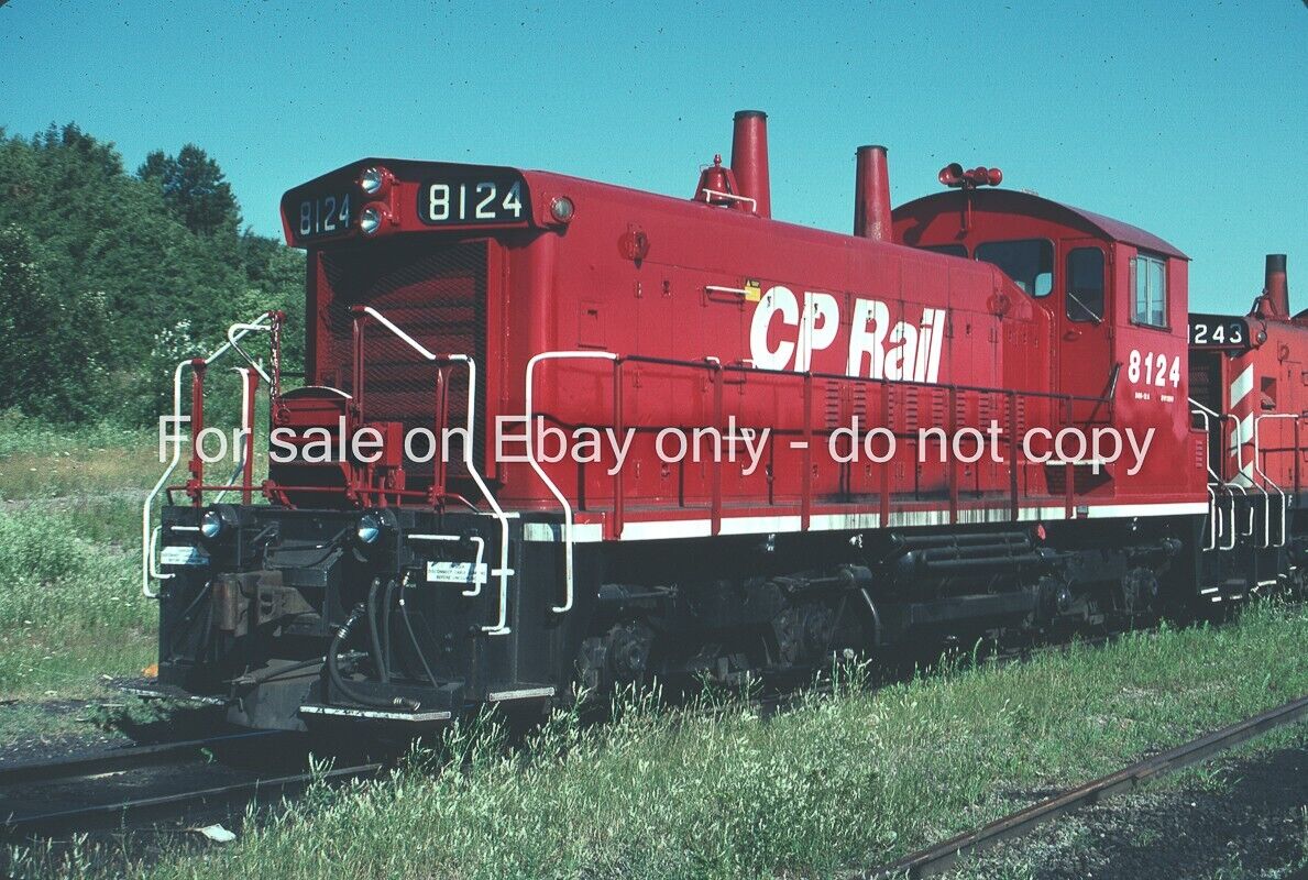 CP Rail CPR SW1200RS 8124 - nice roster view - 1997    U BB-3