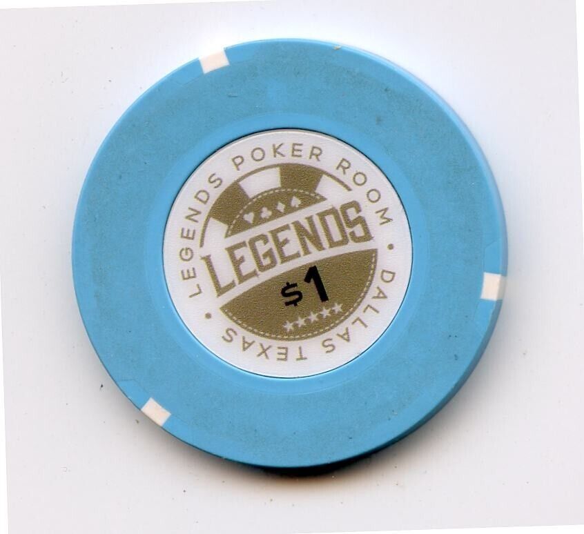 1.00 Chip from the Legends Casino Dallas Texas