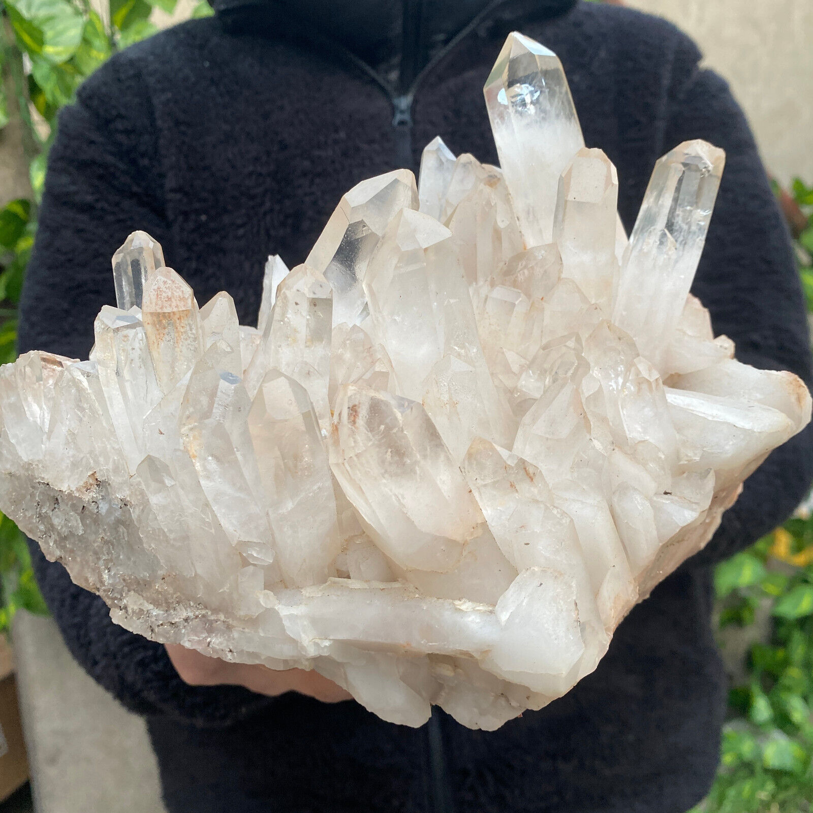 5.7lb Large Natural Clear White Quartz Crystal Cluster Rough Healing Specimen