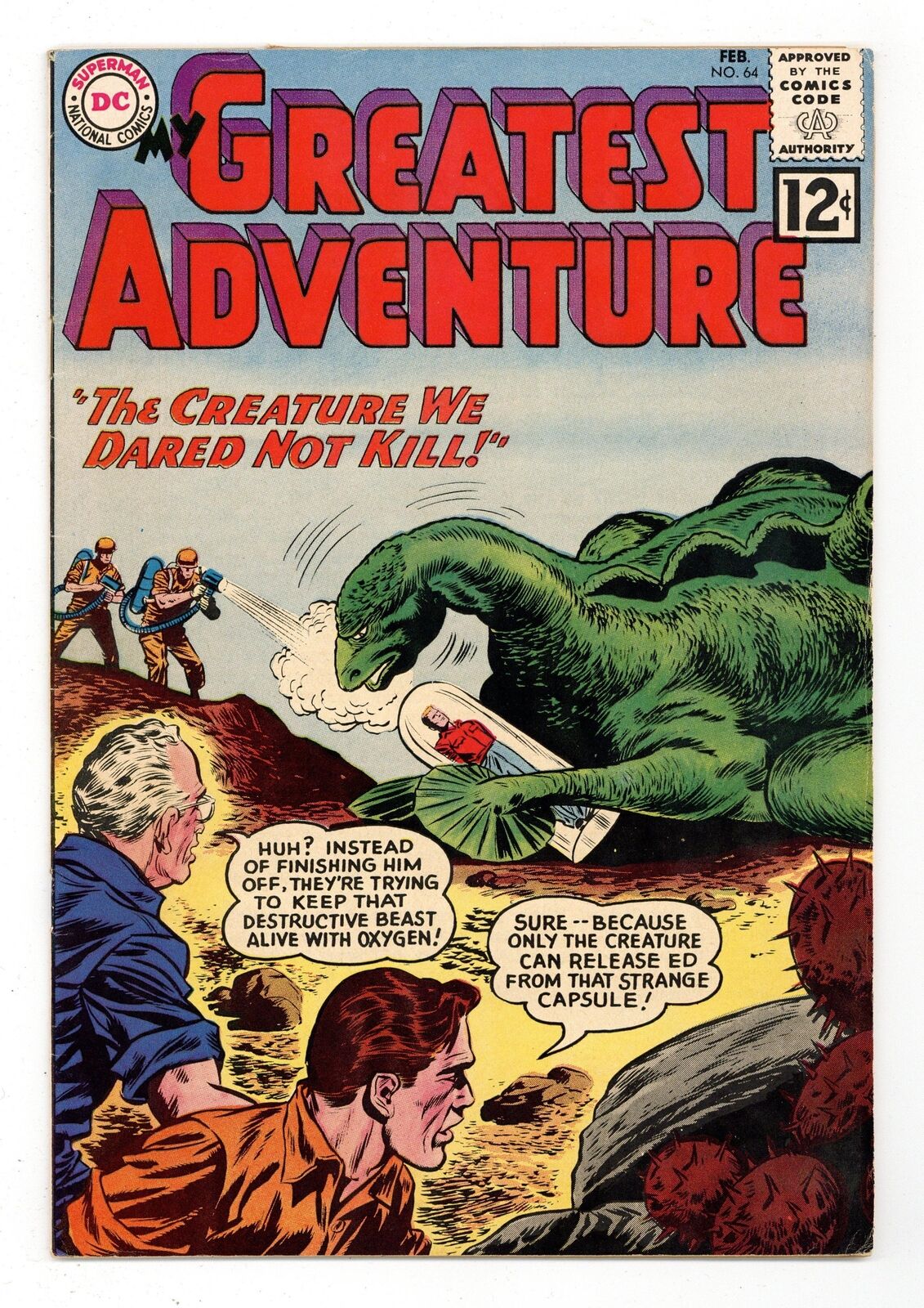 My Greatest Adventure #64 VG 4.0 1962