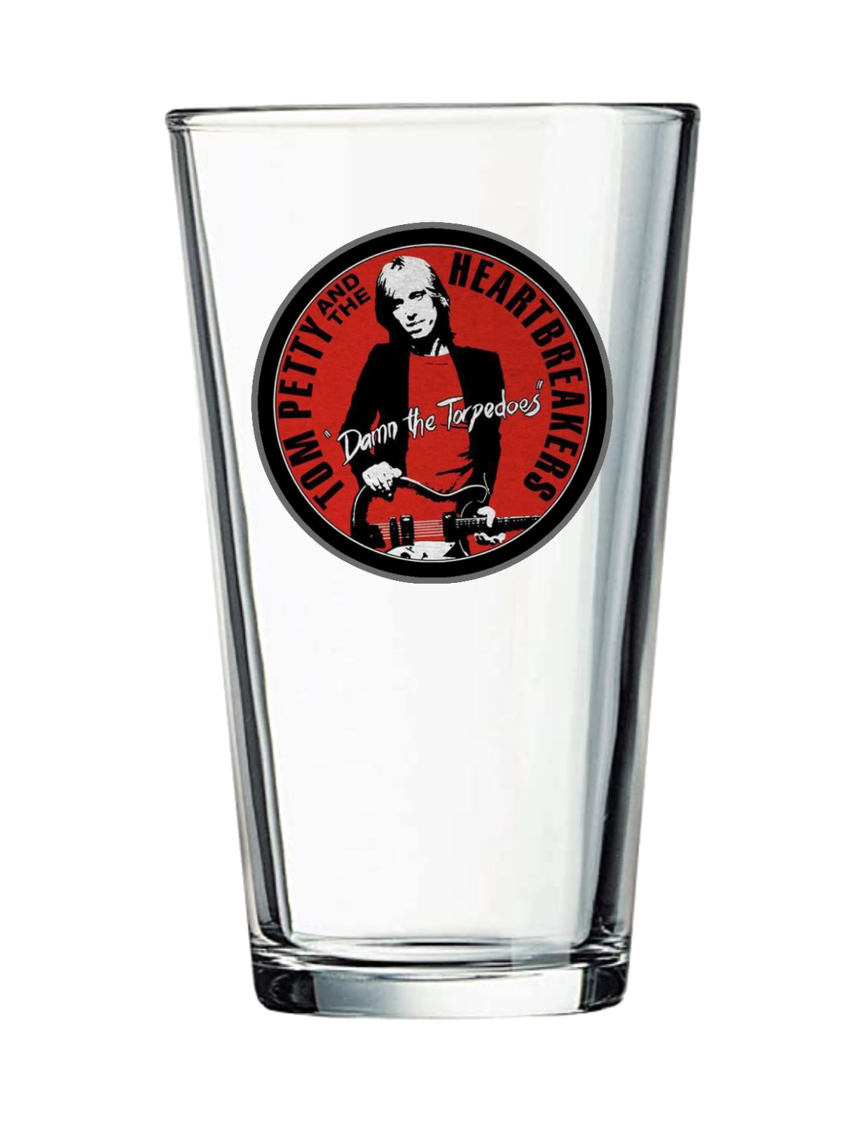 Tom Petty & Heartbreakers - Rock and Roll 16 oz Pint Pub Beer Glass Tea Seltzer