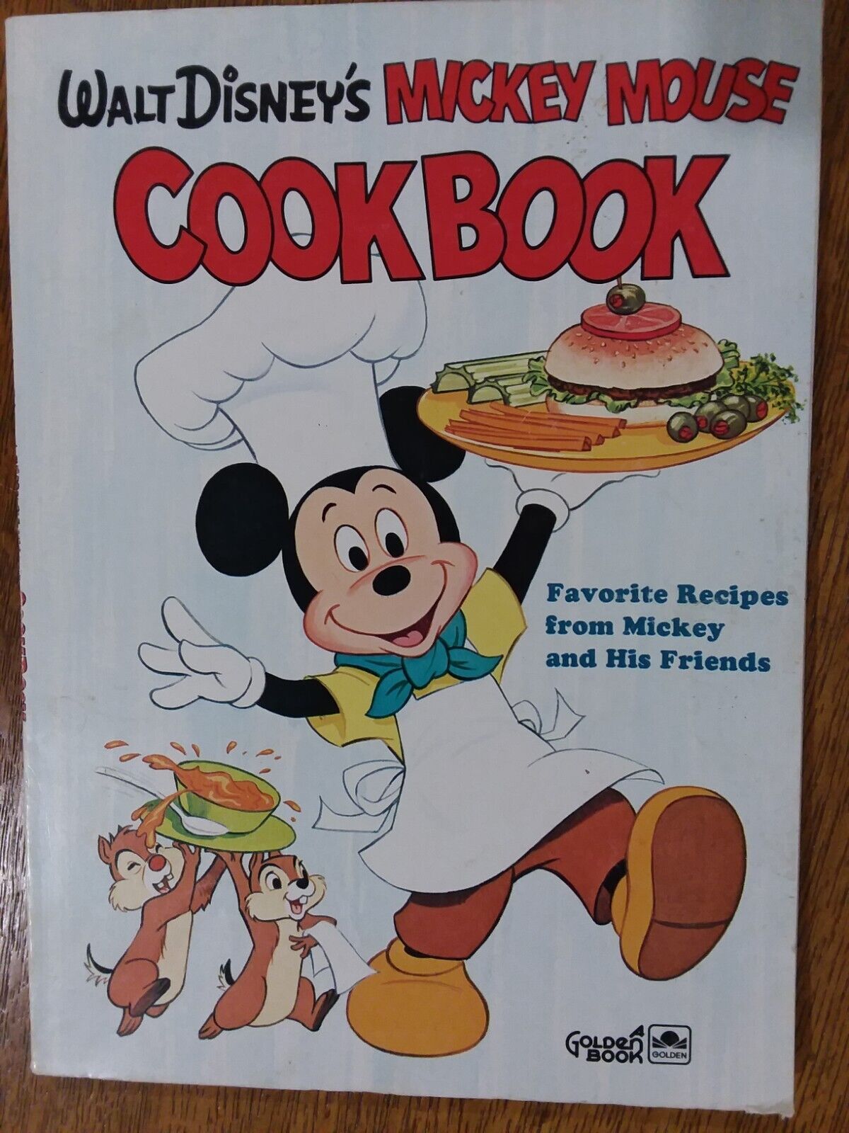 Walt Disney\'s Mickey Mouse Cookbook Softcover 1975 Paperback