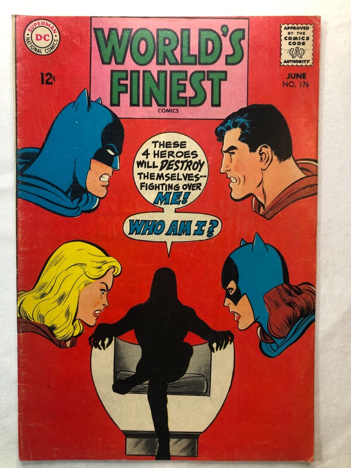 World's Finest Comics 176 June 1968 Vintage DC Comics Silver Age Batman Superman