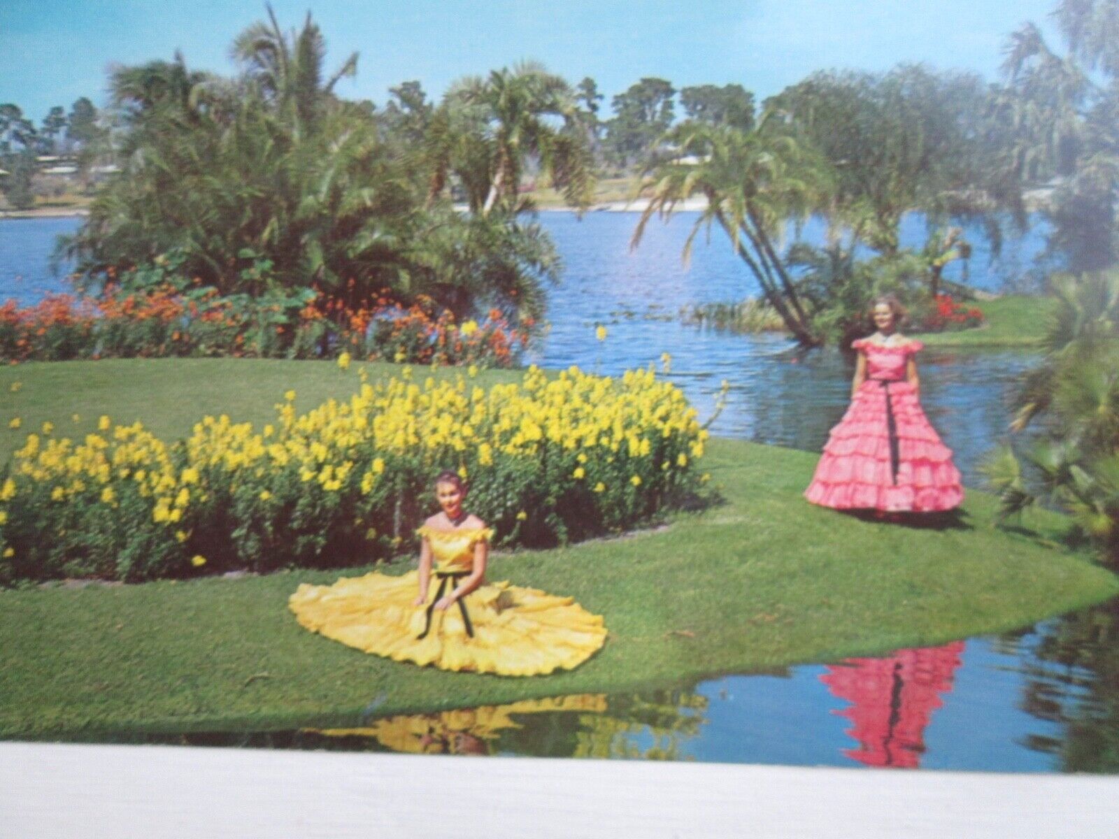 5 Vintage Post Cards Cypress Gardens, Florida