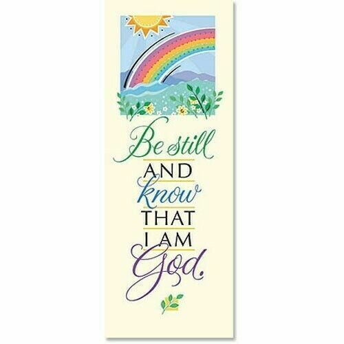 Living Grace Be Still And Know That I am God Printed Canvas Banner 62.5\