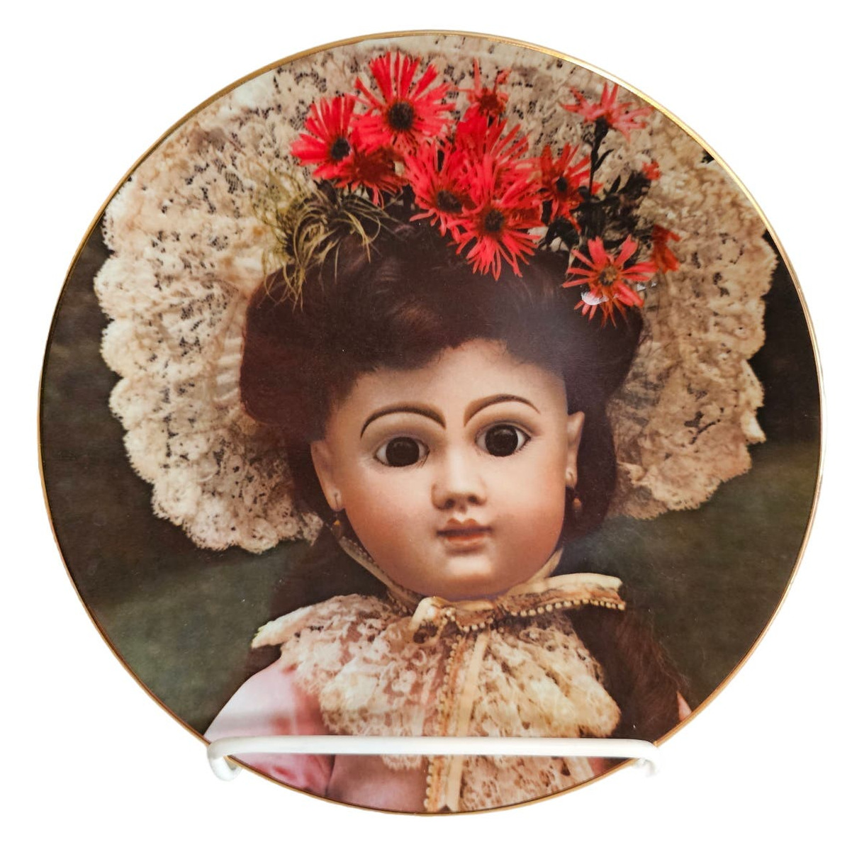 The Doll Collection of Old French Dolls Porcelain Plate Alexandre Numbered Seely