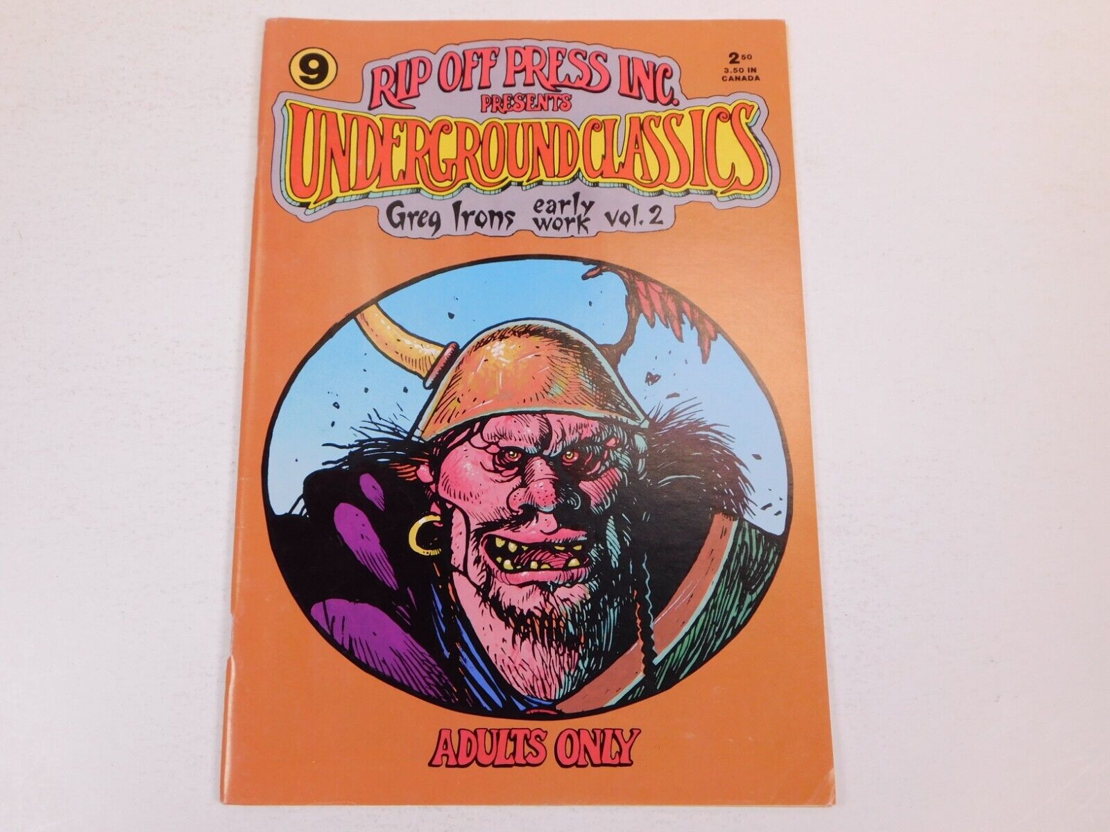 Greg Irons Early Works #2  Underground Comic Rip Off Press 1st Print Comix