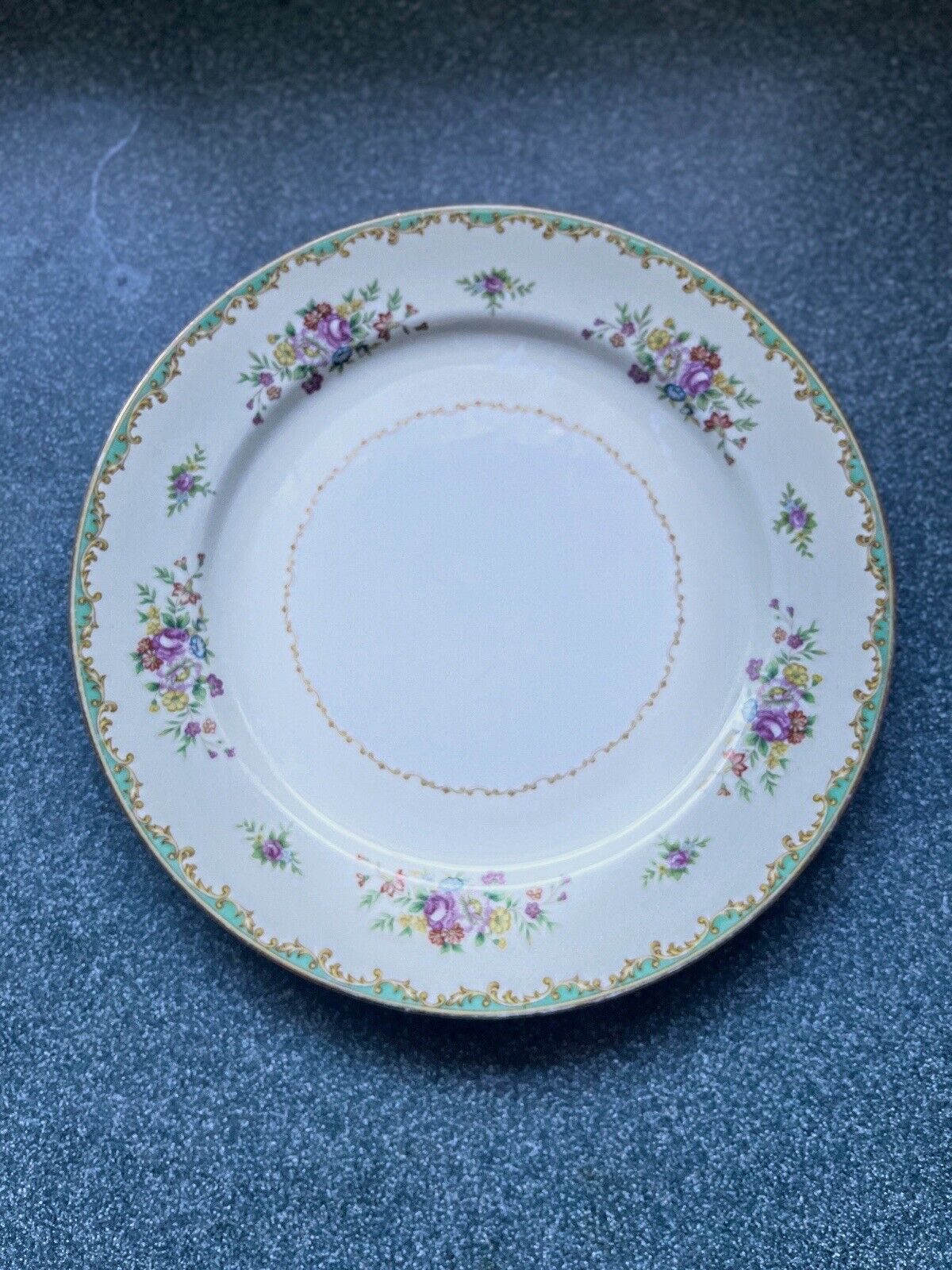 Noritake Antique Luncheon Plate With Authentic Back Stamp