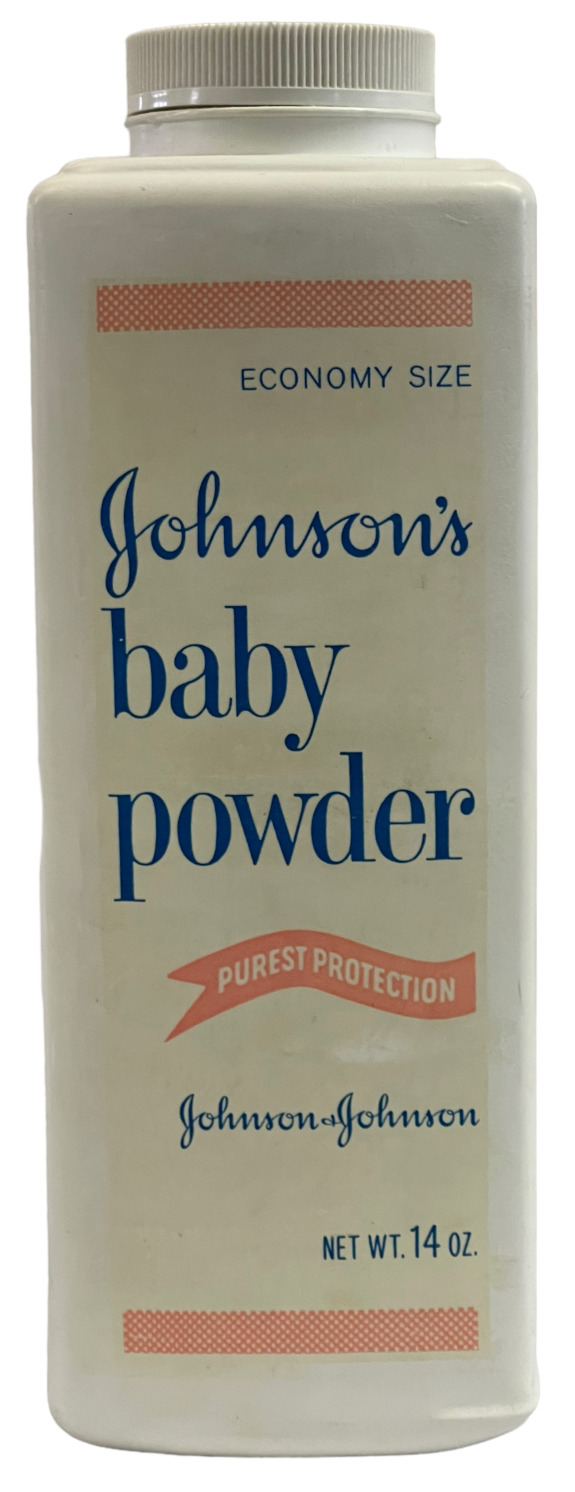 Vintage Old Johnson & Johnson's Baby Powder 14oz Economy Size Collectible EMPTY