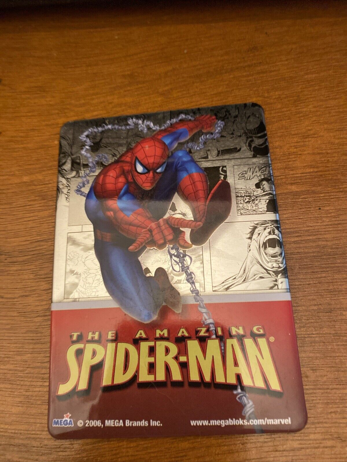 2006 Marvel Spiderman (one Card )Embossed Metal Collector
