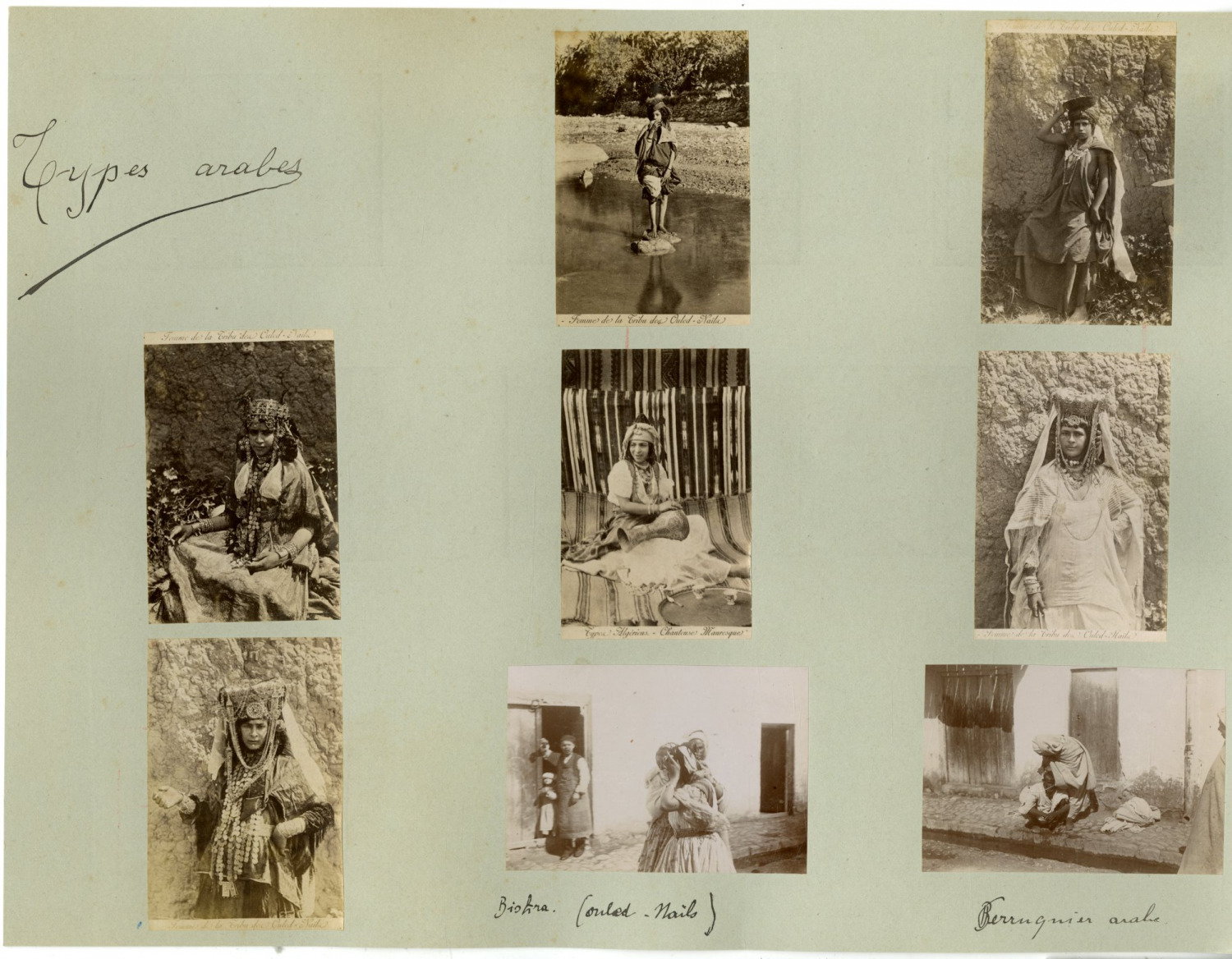 Vintage Arabic Types Albumen Printsnapshot 8 Photos 6x8cm on Page 26x34 