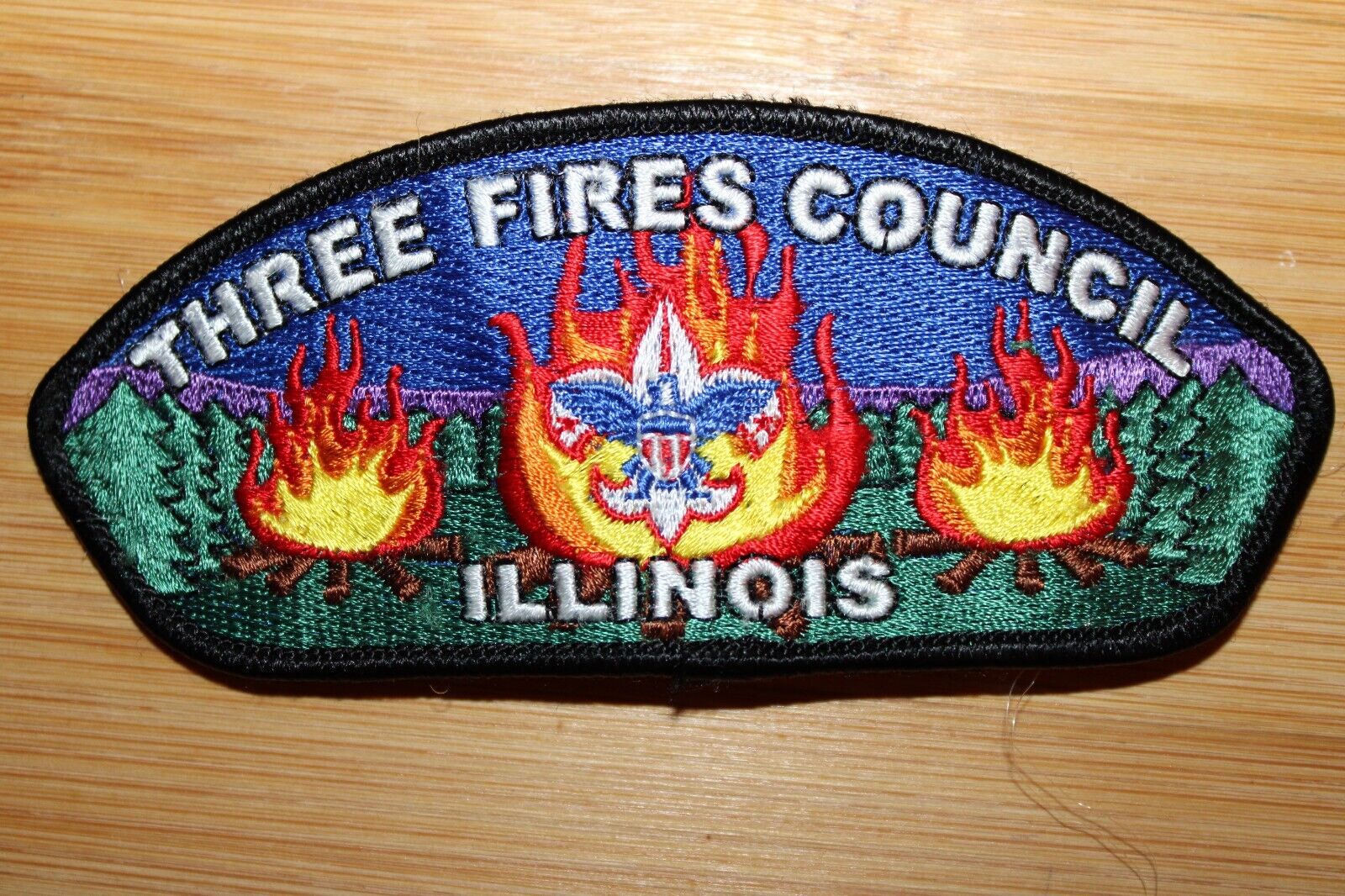 Three Fires Council Boy Scouts of America BSA Patch