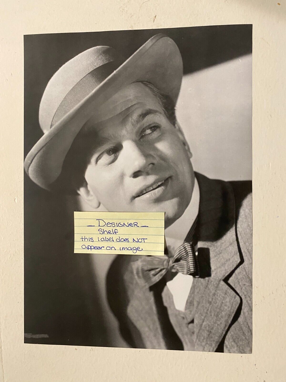 Joseph Cotton Citizen Kane Promotional 1941 Headshot Scene Book Photograph