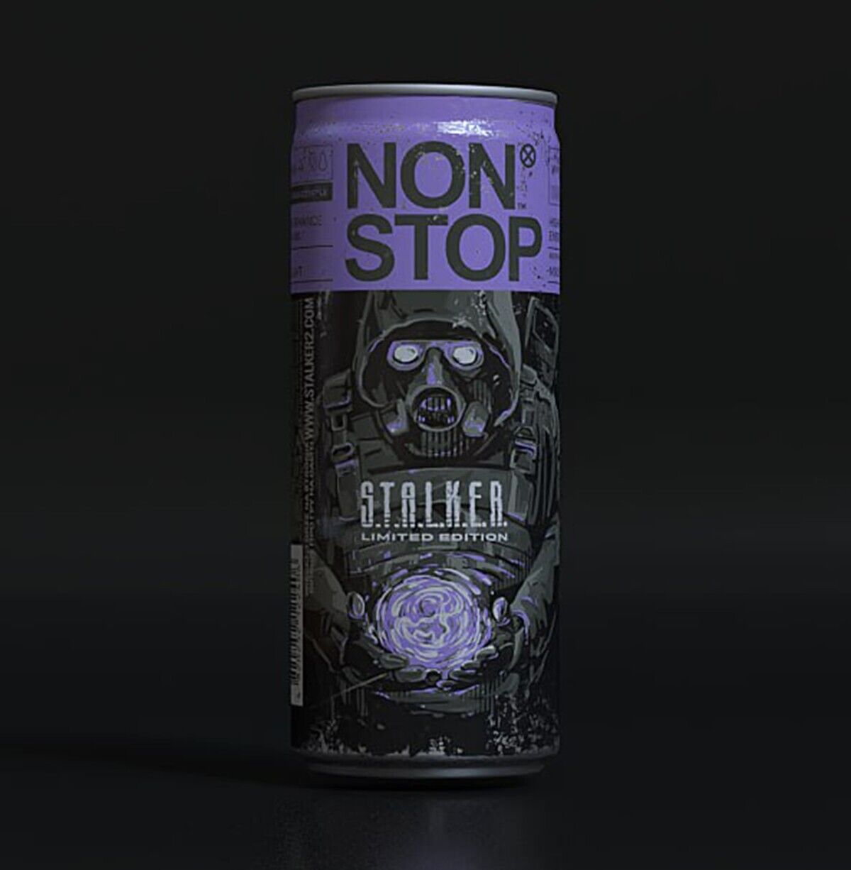 Limited edition energy drink (FULL 250ml) NON STOP S.T.A.L.K.E.R. Moonlight