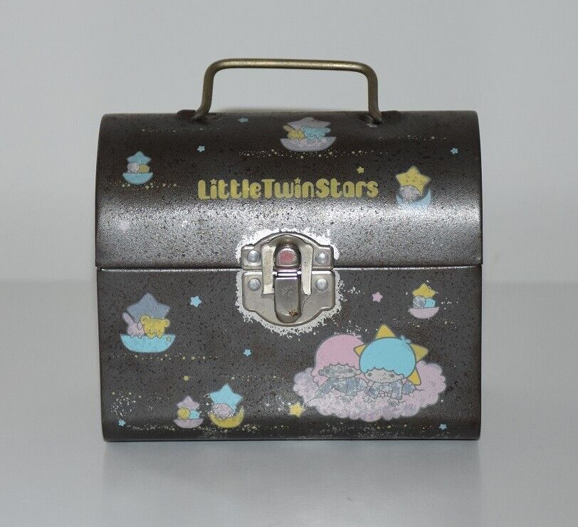 Little Twin Stars Vintage Mini Lunch Box SANRIO Made in Japan 1976 Free Postage