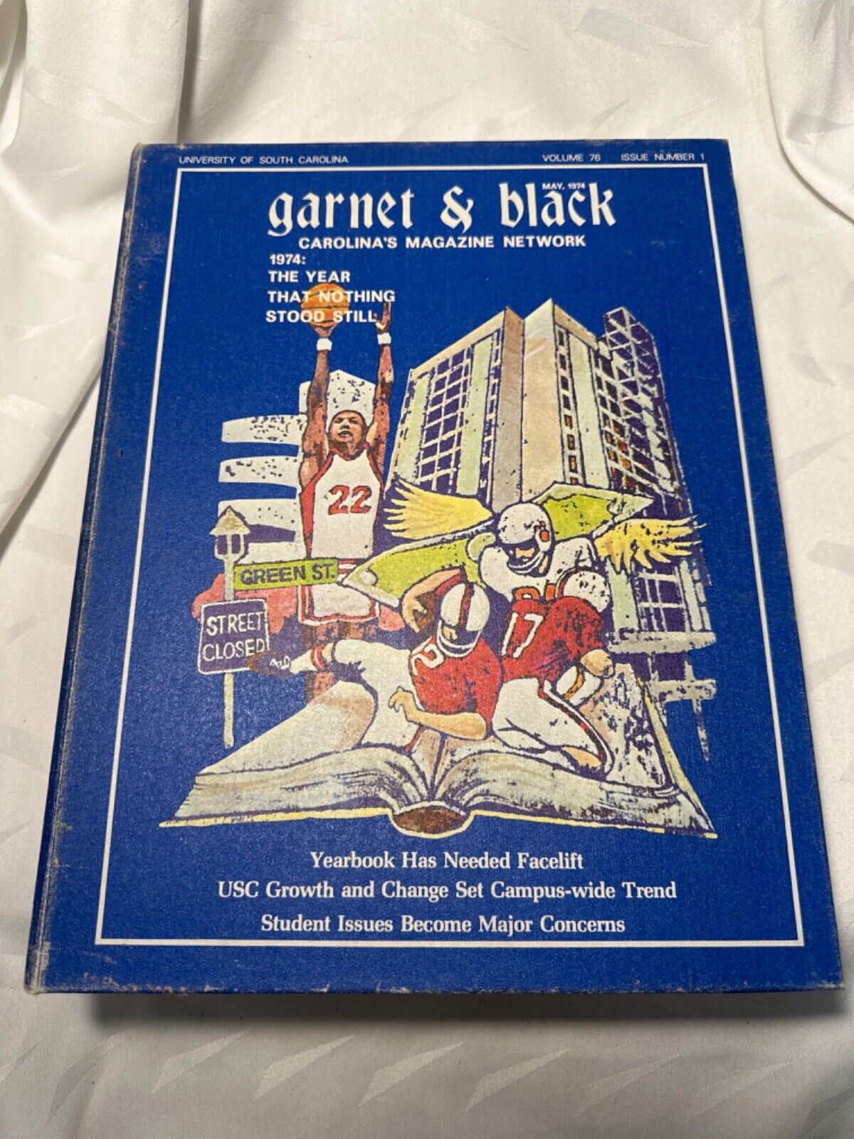 1974 Garnet & Black USC South Carolina Gamecocks Yearbook Carol Roberds Playgirl