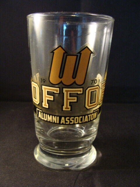 1970 Wofford College Alumni Association glass