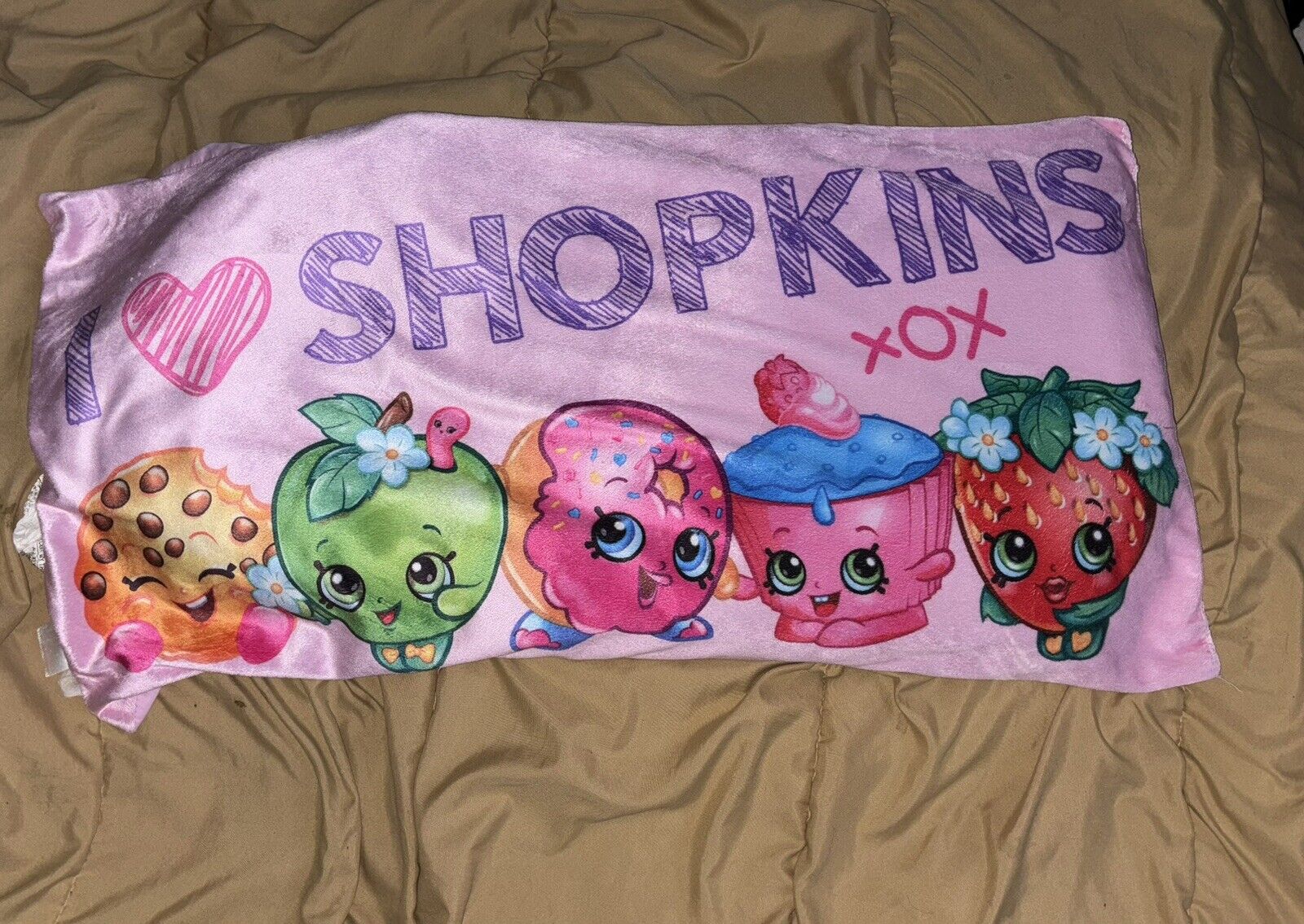 Shopkins Soft Pink Pillow