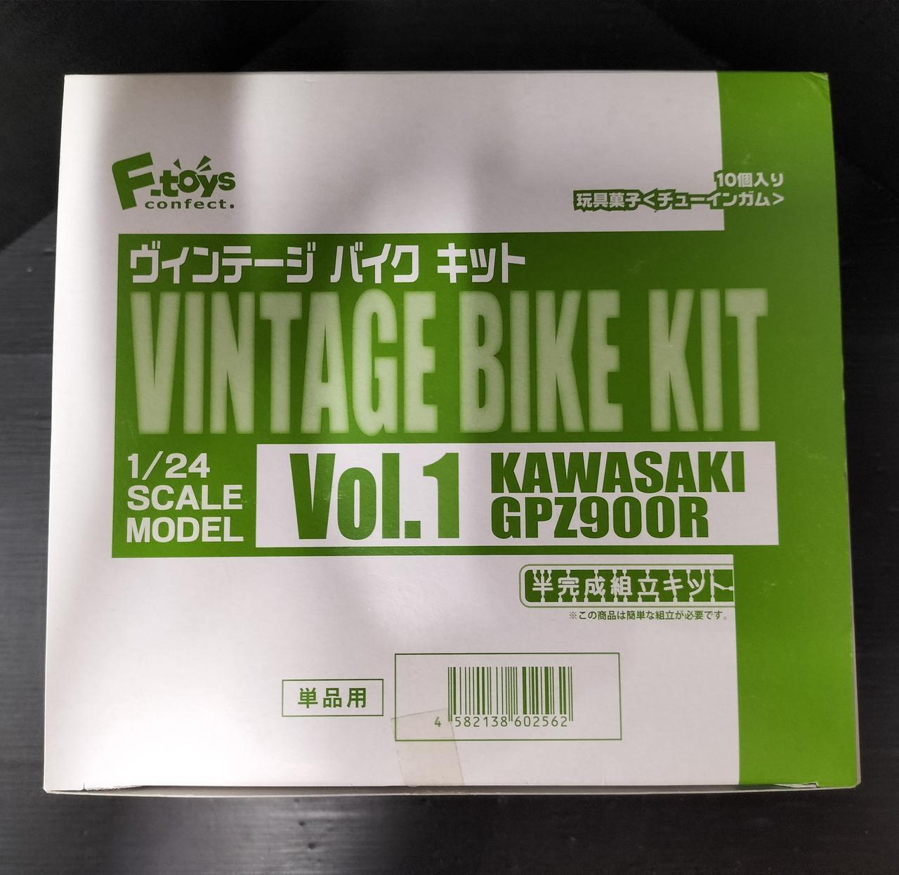 F-Toys 1/24 Vintage Bike Kit Vol.1 Kawasa Minicar