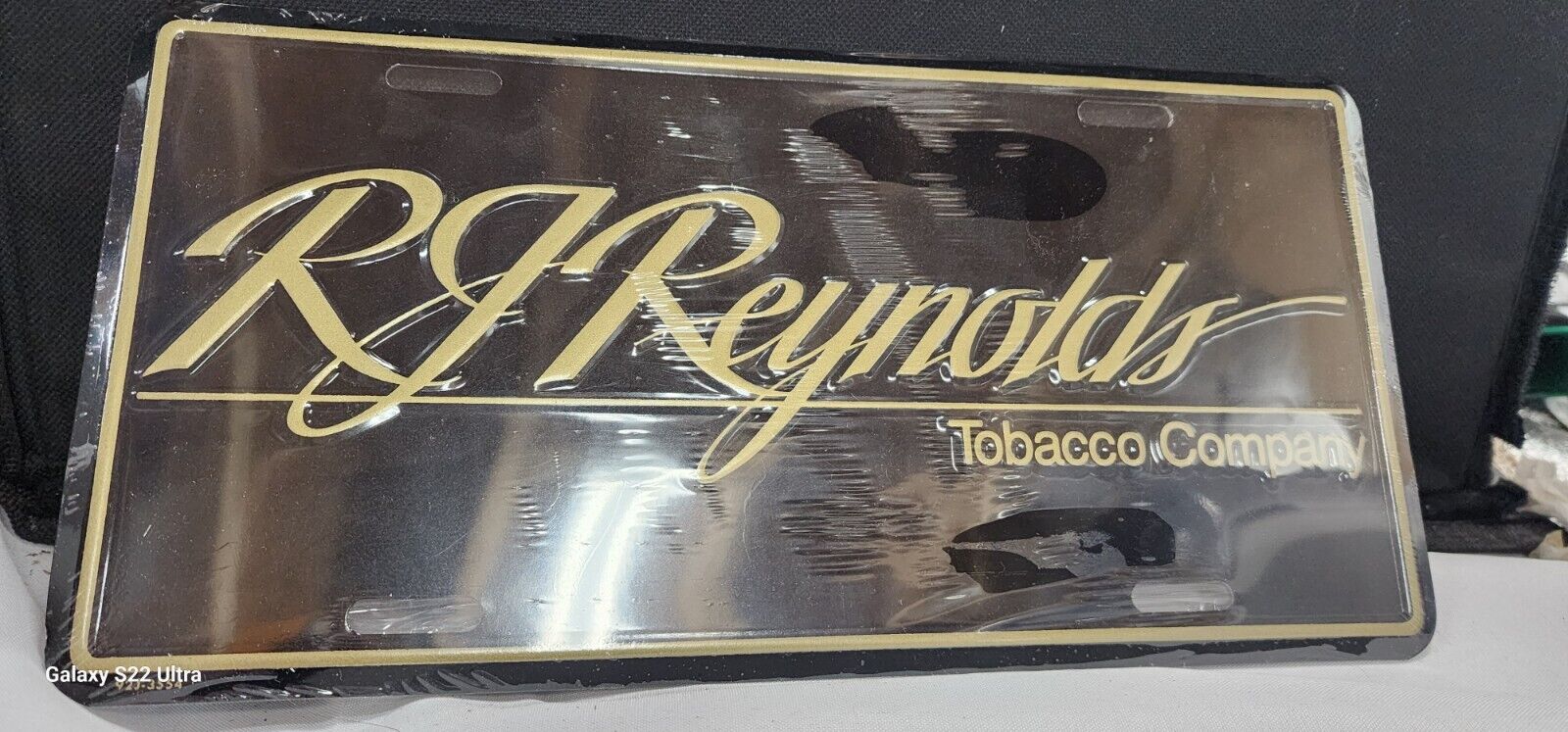 Vintage R j Reynolds Tobacco Company License Plate Nos