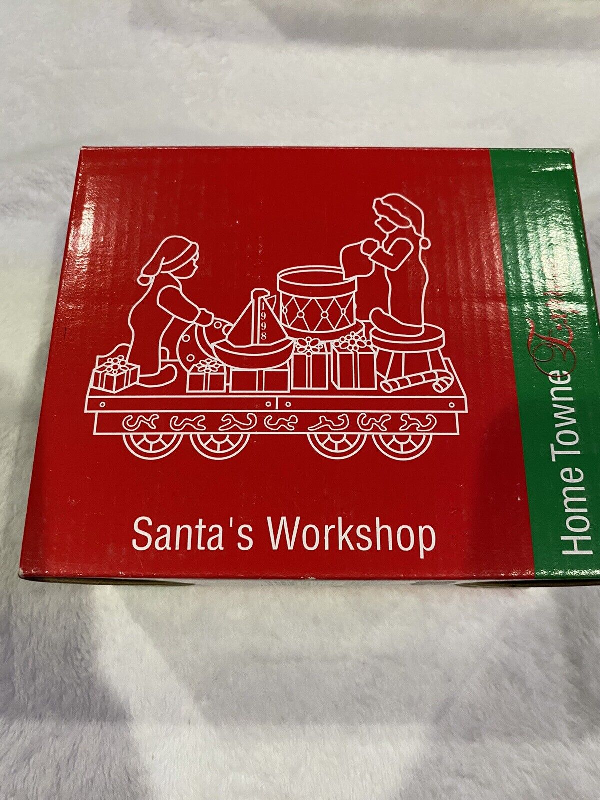 Vintage 1998 JC Penney Home Towne Express Christmas Engine In Box
