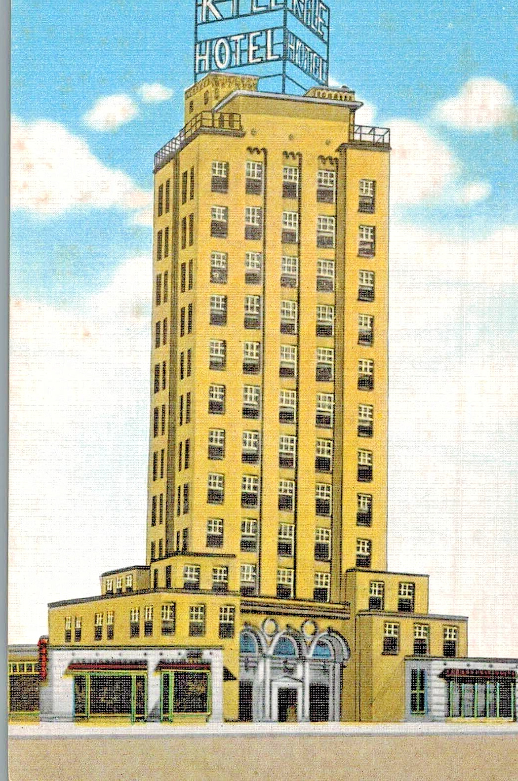 VIntage Postcard-Kyle Hotel, Temple, TX